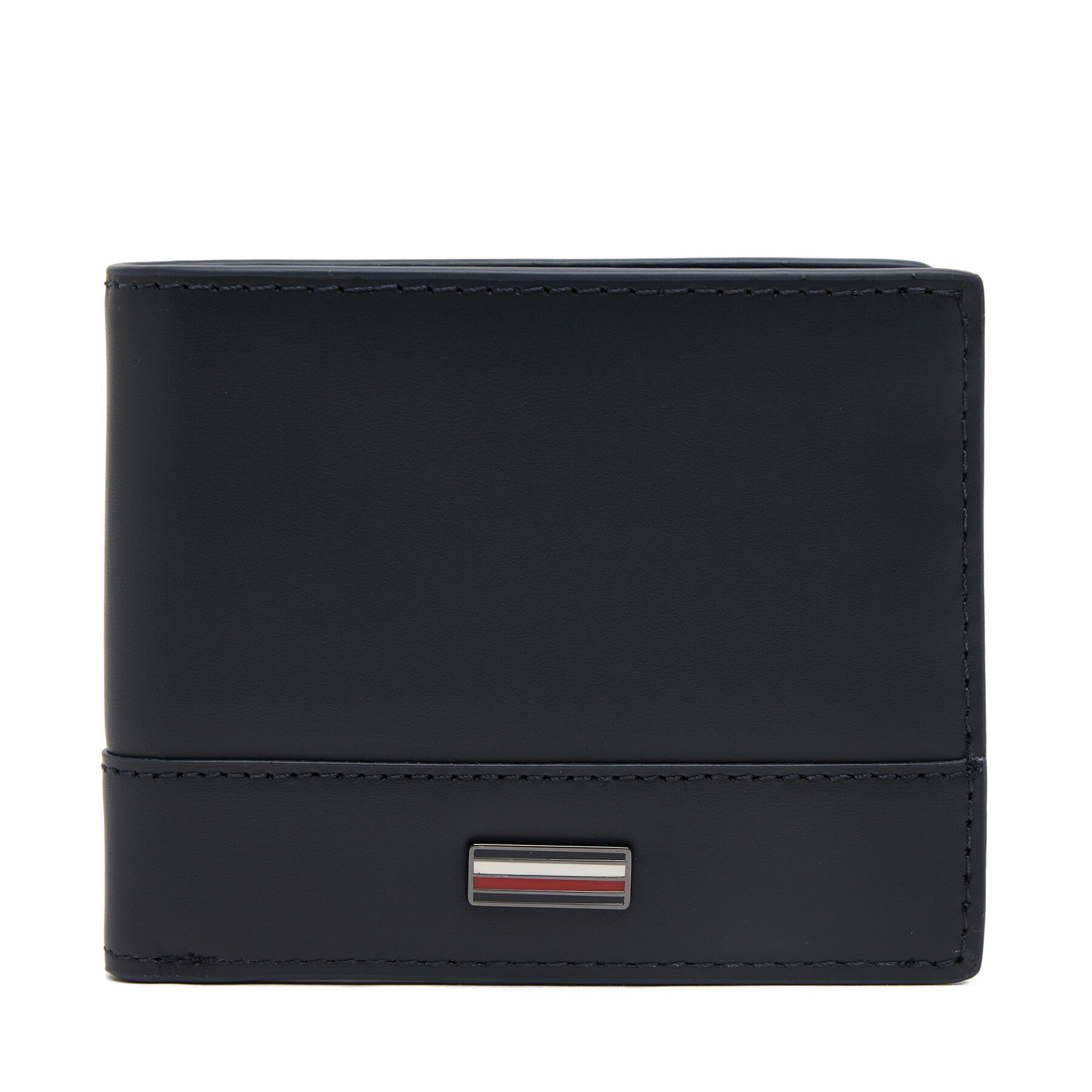 Duży Portfel Męski Tommy Hilfiger Granatowy Th Corp Mini Cc Wallet AM0AM13244