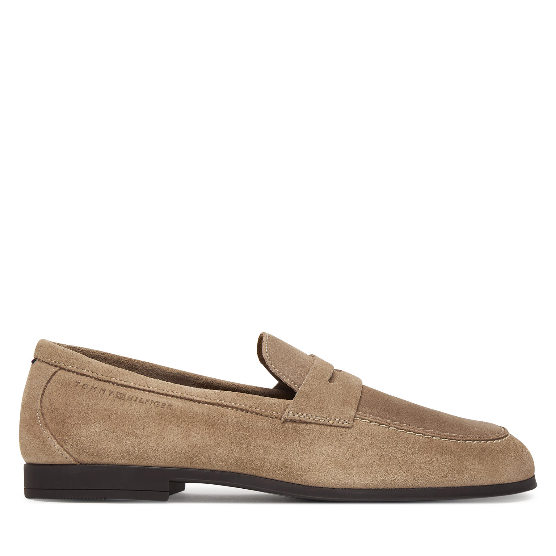Loaferke Tommy Hilfiger Flexible Slim Suede Loafer FM0FM05745 Bež