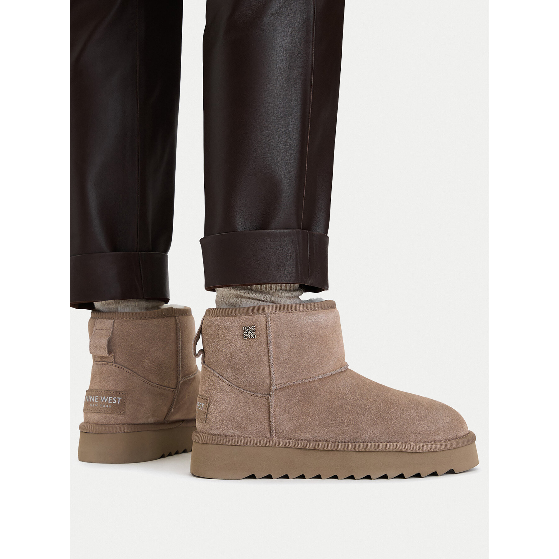 Cizme de zăpadă Nine West CEO-NASR-01 Bej