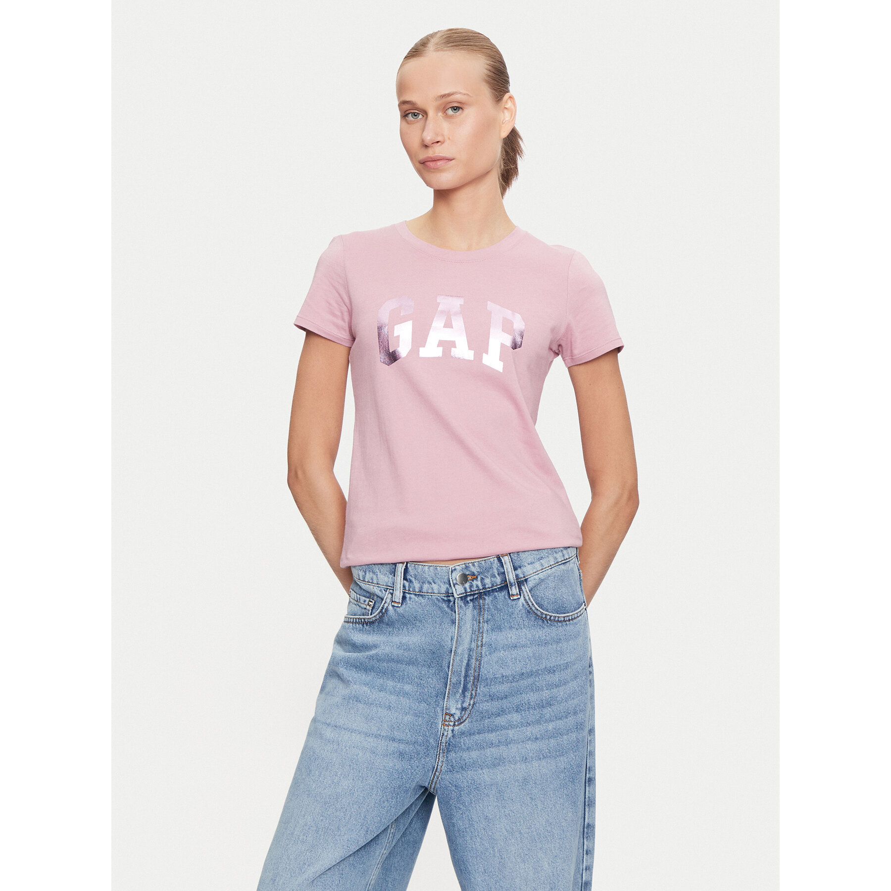 Gap T-shirt 417797-13 Rosa Regular Fit