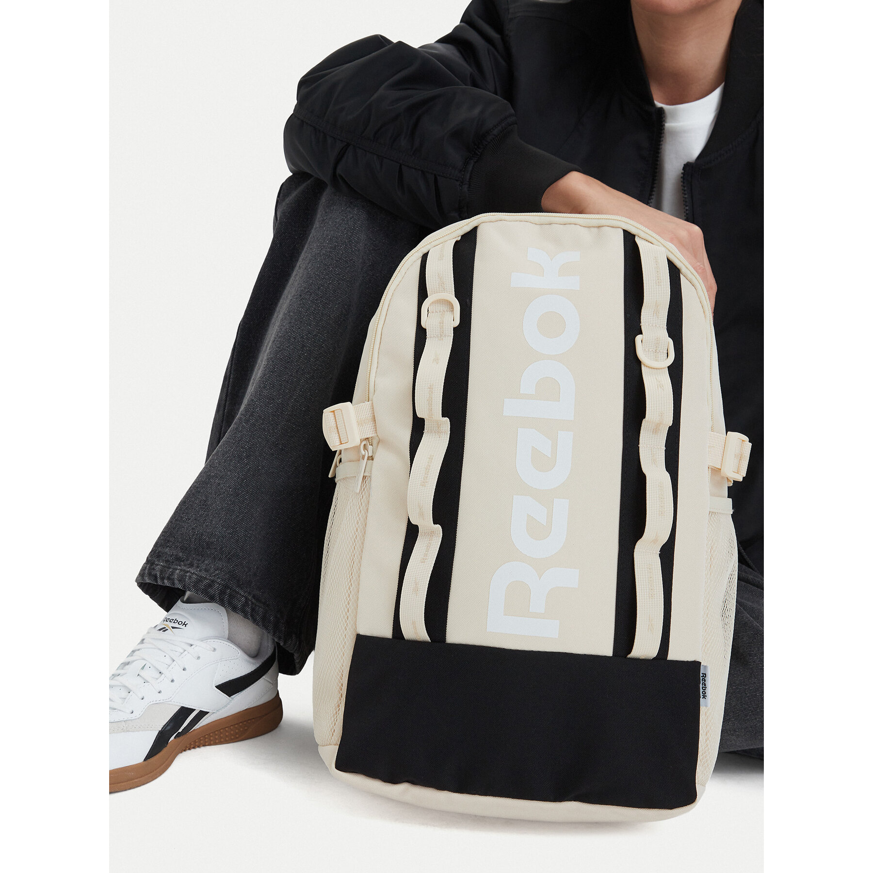 Nahrbtnik Reebok CWBEO-RBK-M-004-10 Svetlo bež