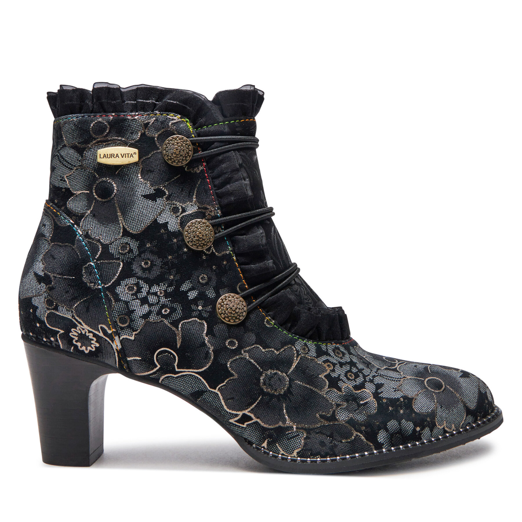 Botines Laura Vita Elcodieo 224 Negro