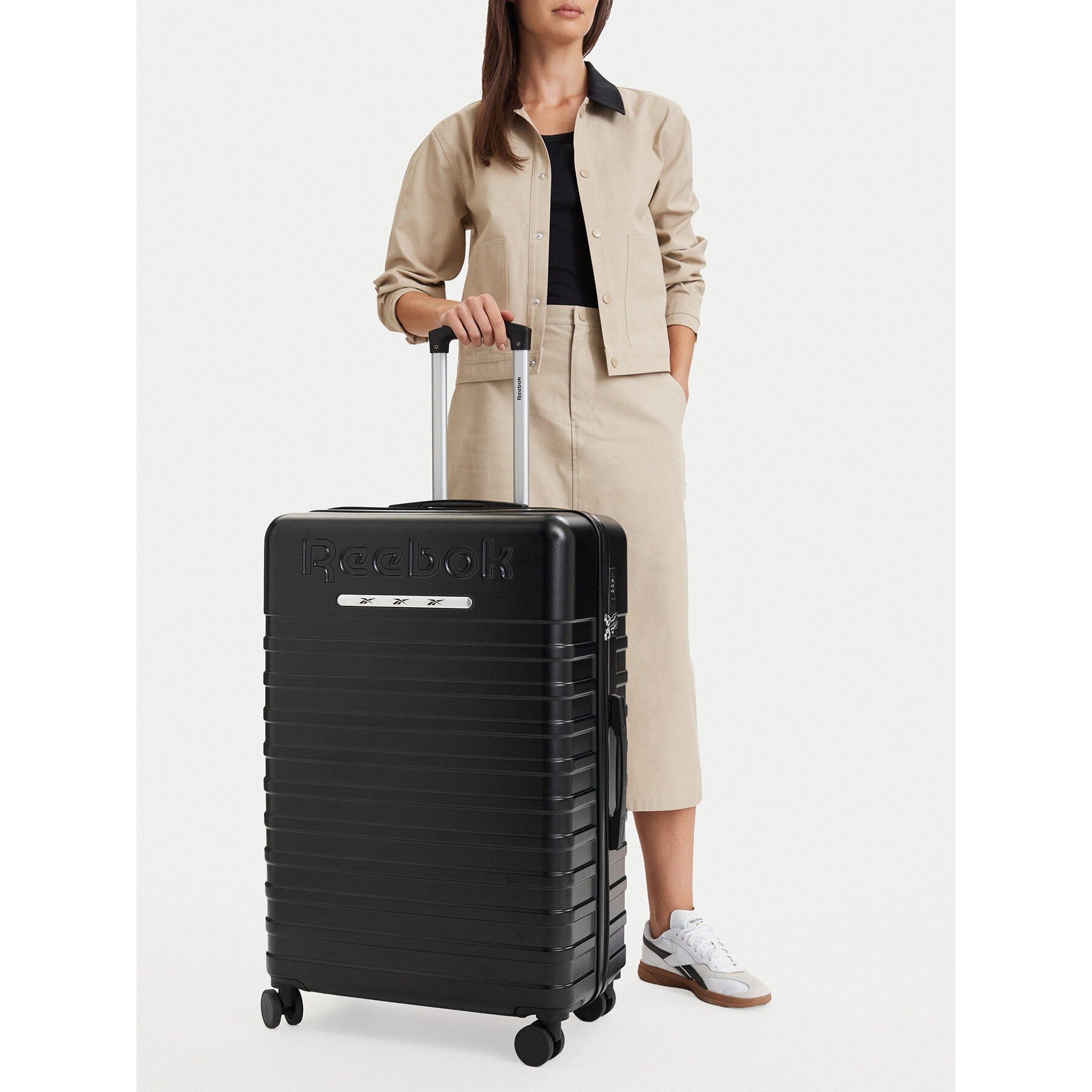 Valiză mare Reebok CWBEO-RBK-MS-001-L Negru