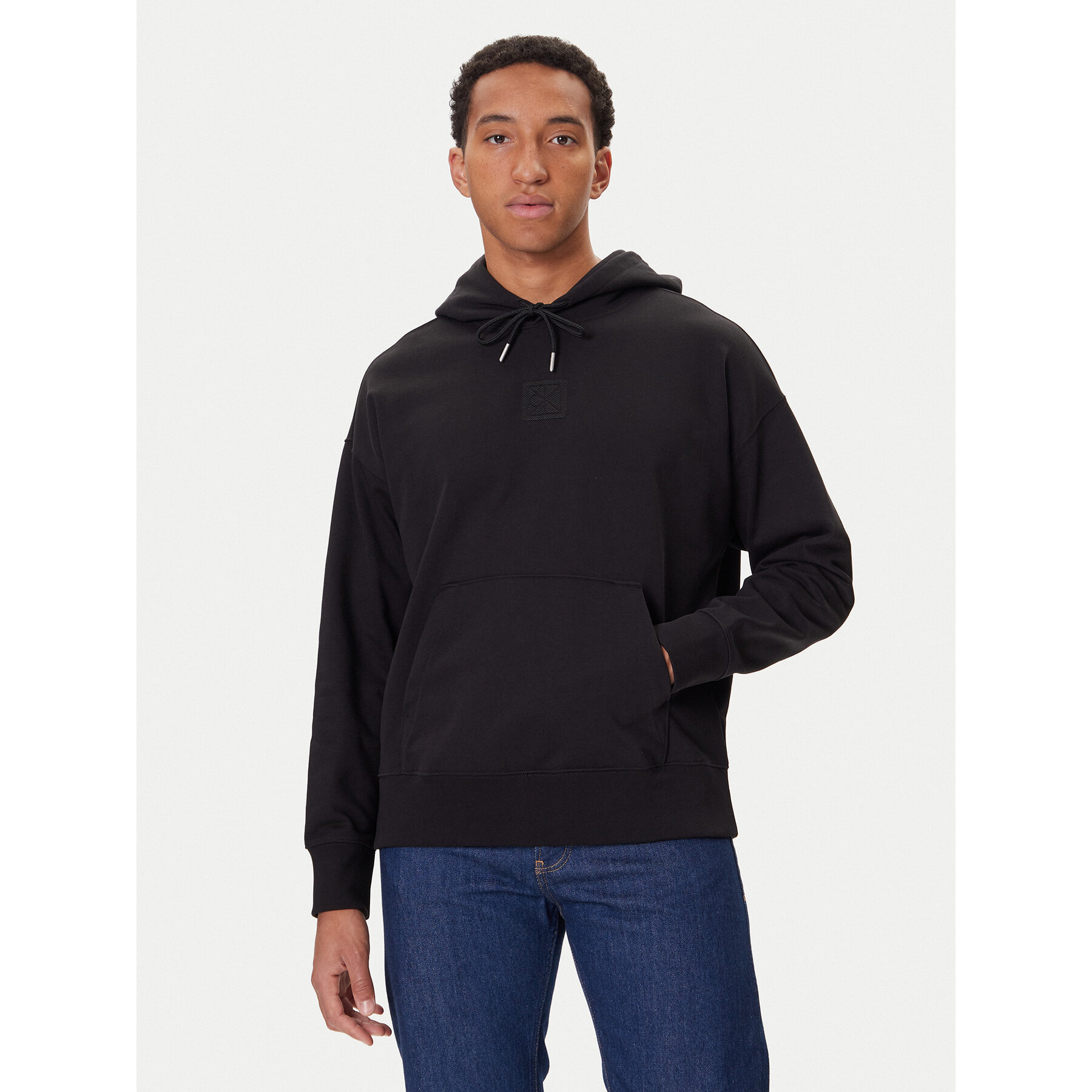 Calvin Klein Sweatshirt LV14LD225G Schwarz Regular Fit