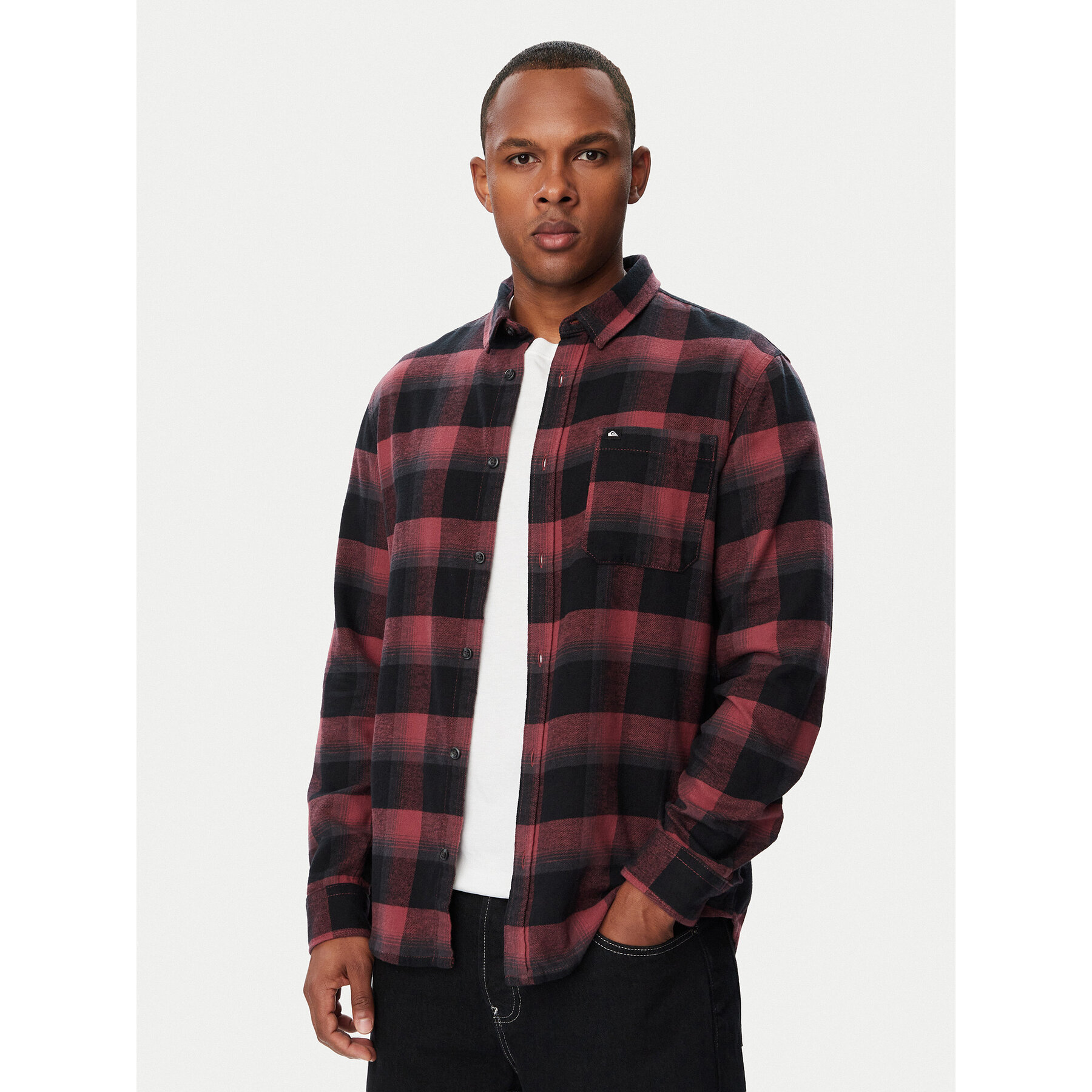 Quiksilver Hemd Motherfly Plaid EQYWT04712 Dunkelrot Regular Fit