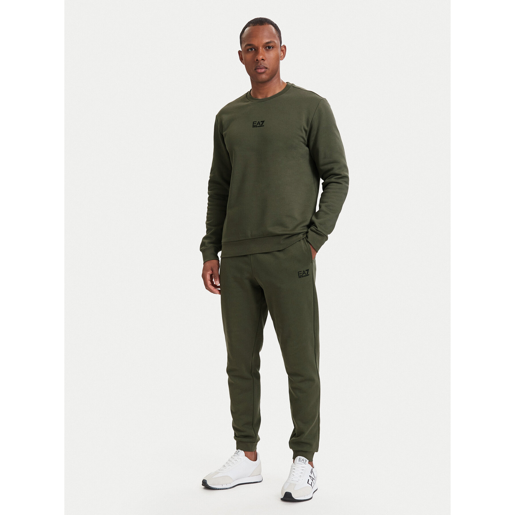 EA7 Emporio Armani Jogginganzug 8NPV66 PJVTZ U7014 Dunkelgrün Regular Fit
