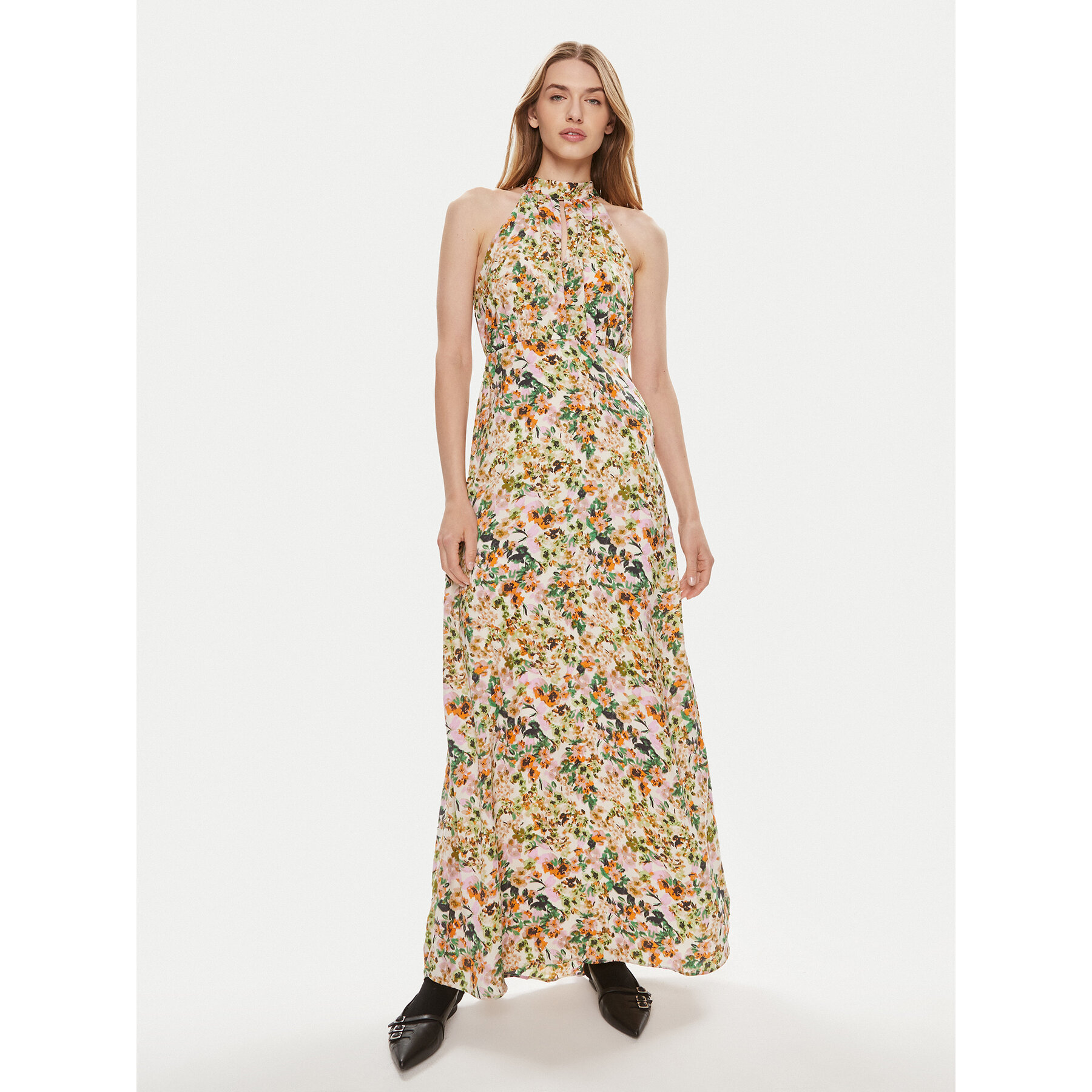 Vila Sommerkleid Gia 14093965 Bunt Regular Fit