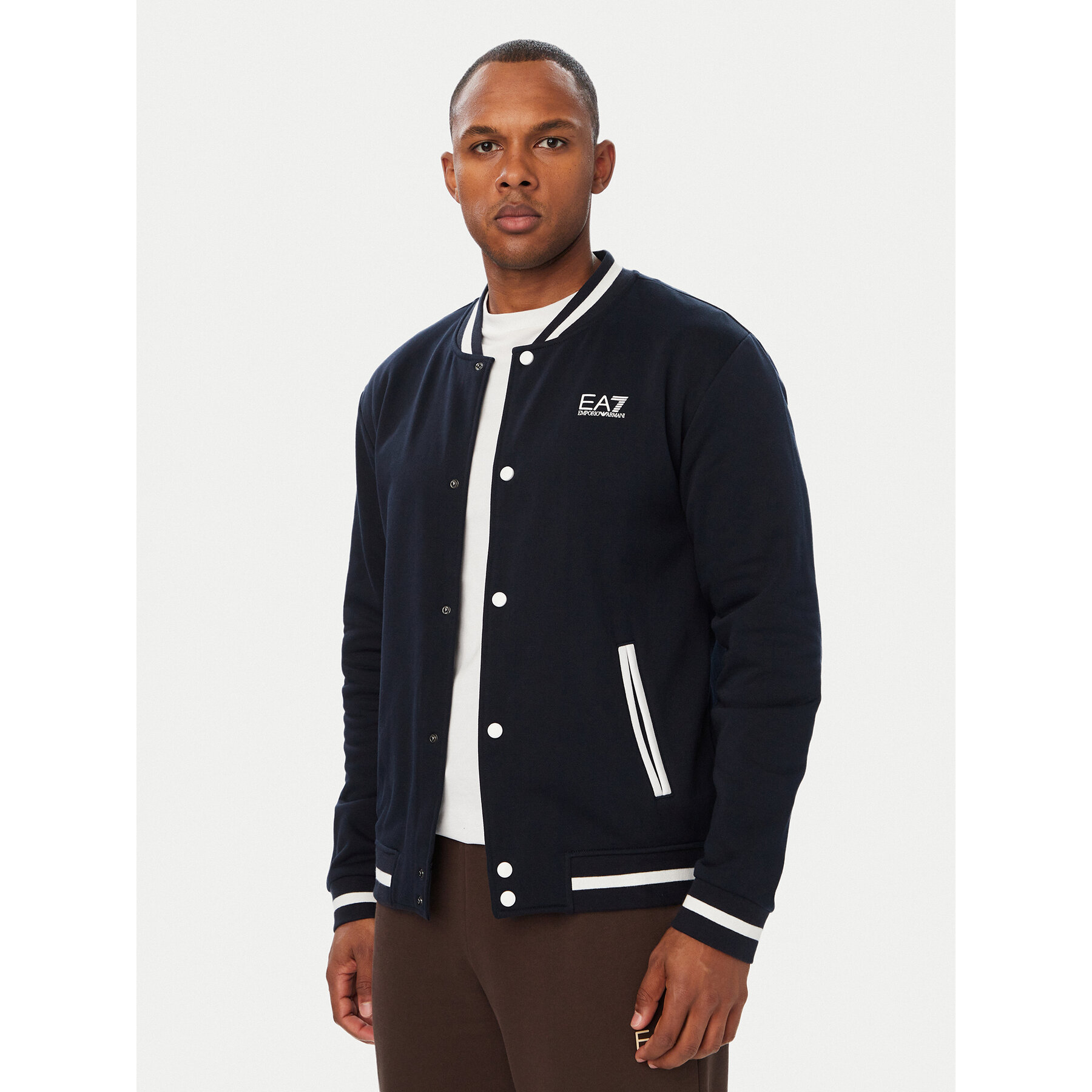 EA7 Emporio Armani Sweatshirt 7M002146 AF10377 UB102 Dunkelblau Regular Fit