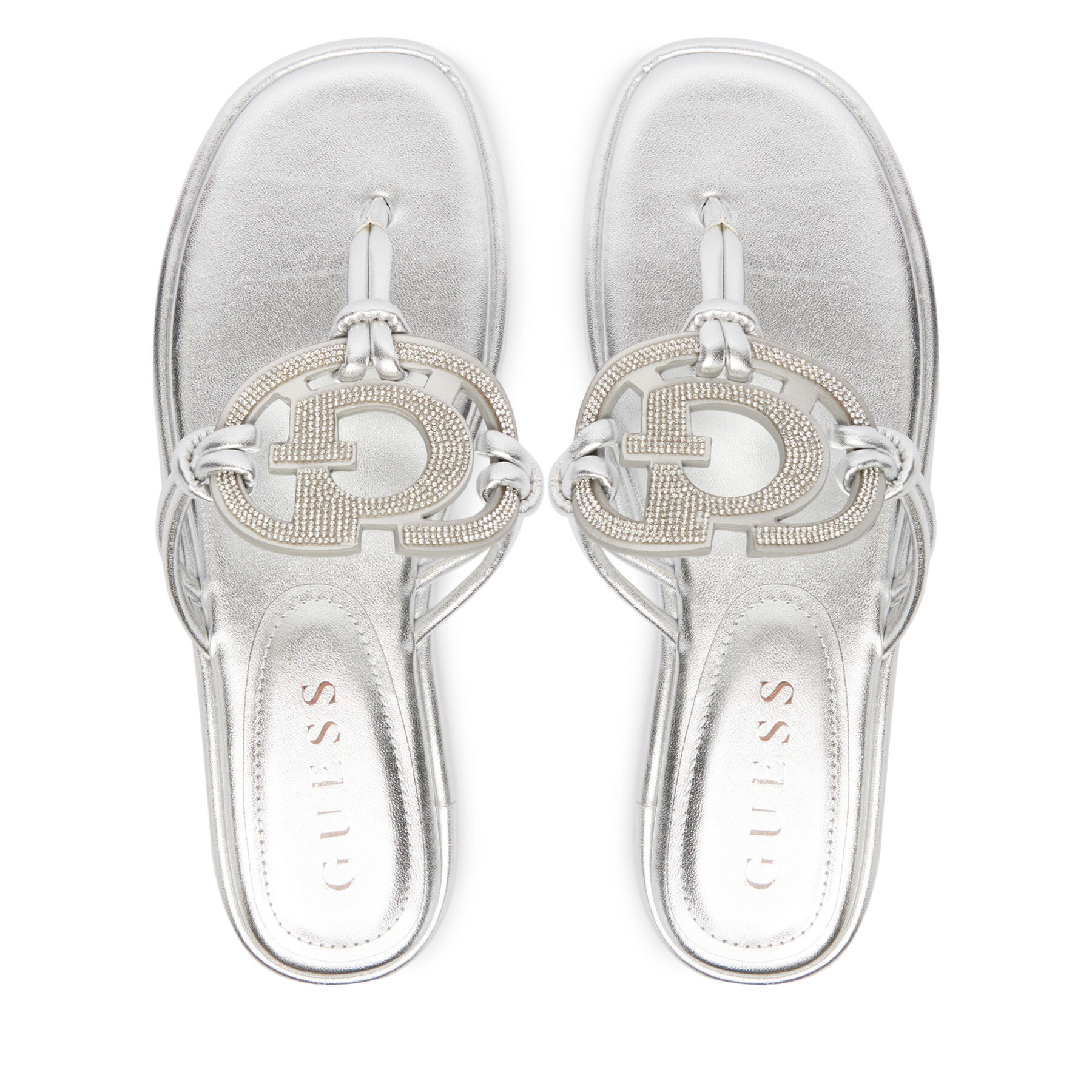 Flip flop Guess FLJSM2 SAT21 Argintiu