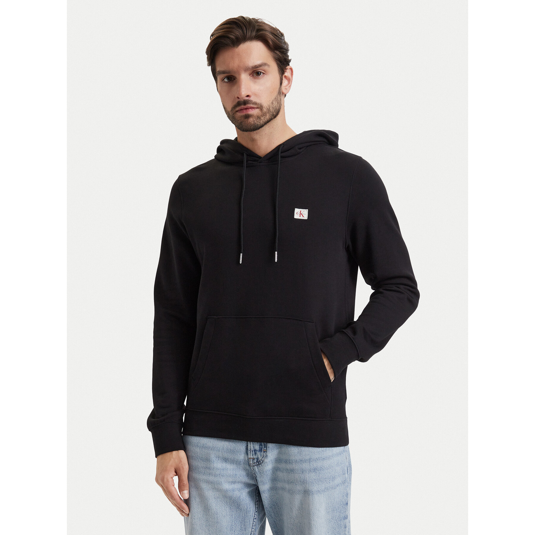 Calvin Klein Jeans Sweatshirt LV04RG269G Schwarz Classic Fit