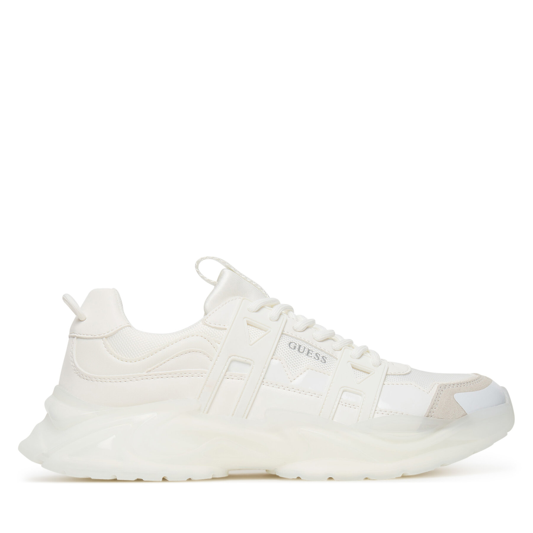 Sneakersy Guess FMFUNO ELL12 Biela