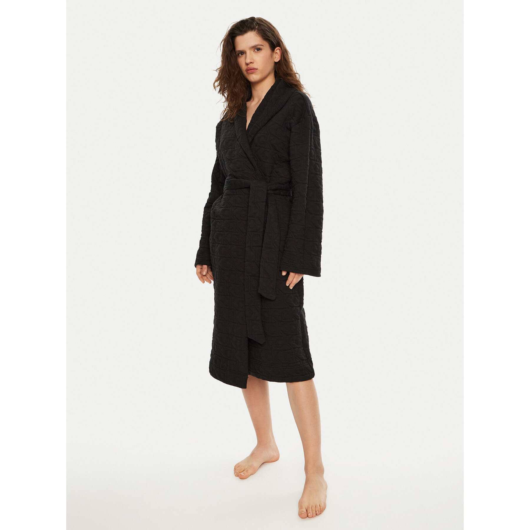 Calvin Klein Underwear Accappatoio Robe 000QS7316E Nero