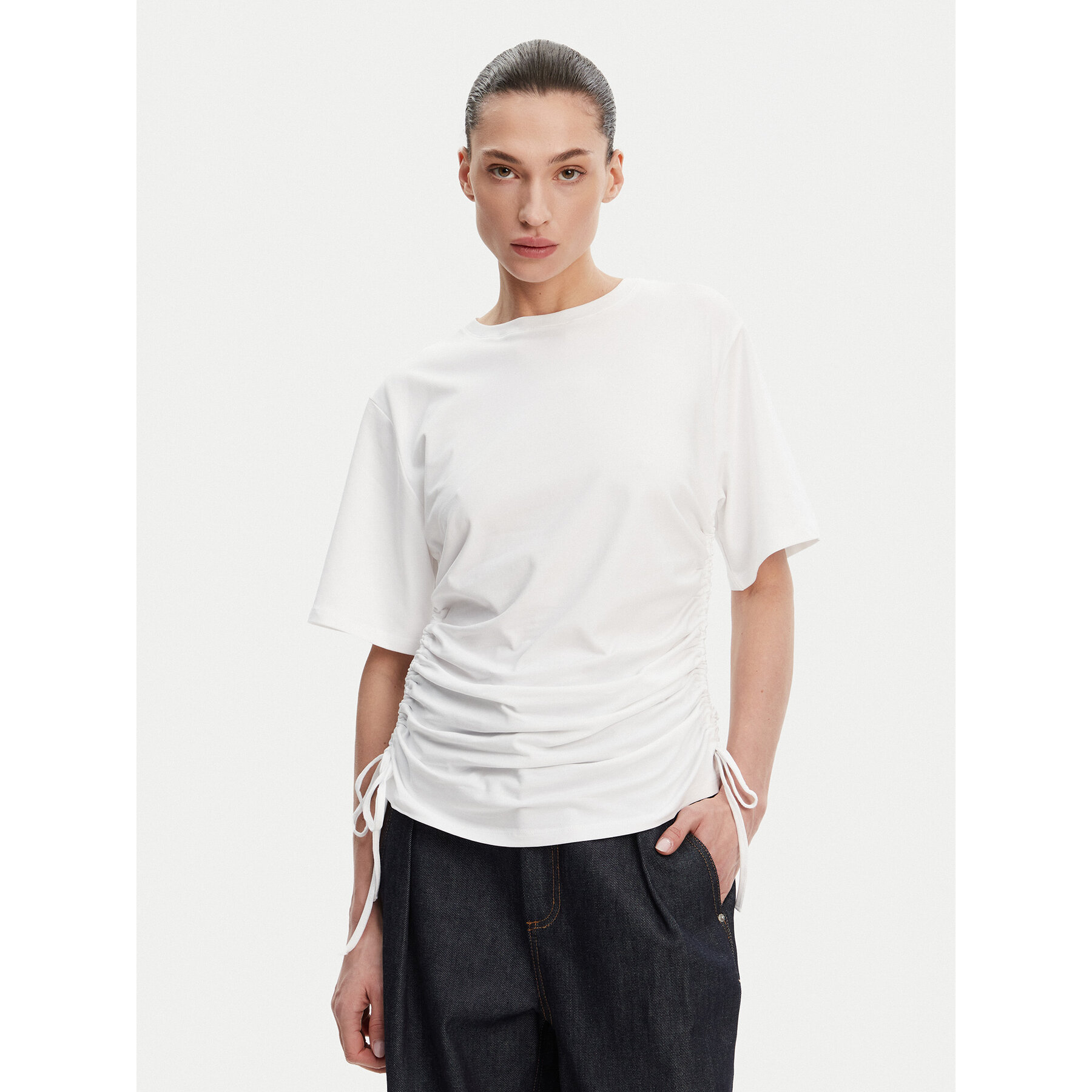 French Connection T-Shirt 76YAF Λευκό Regular Fit