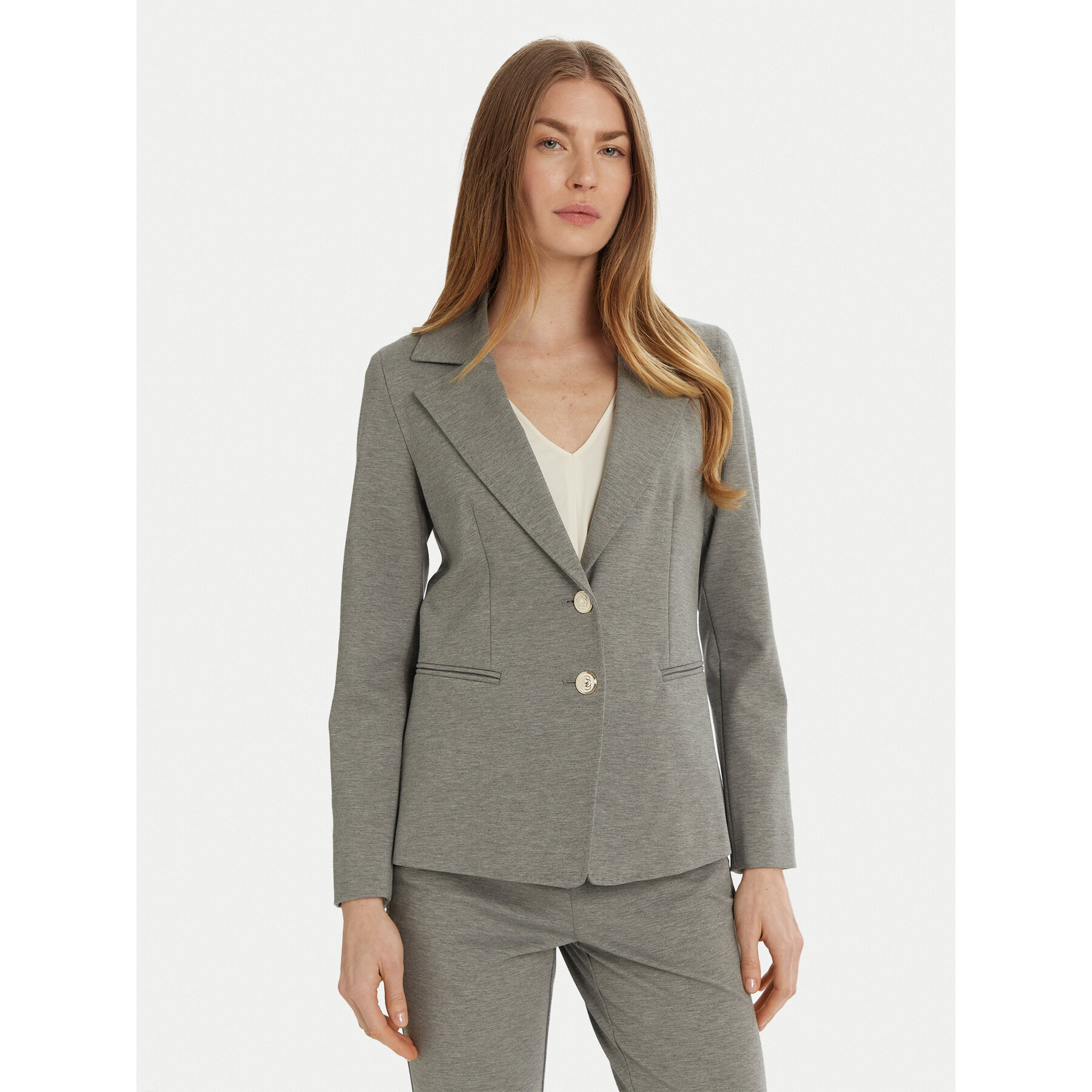 Marella Sakko Sele 2513911014 Grau Slim Fit