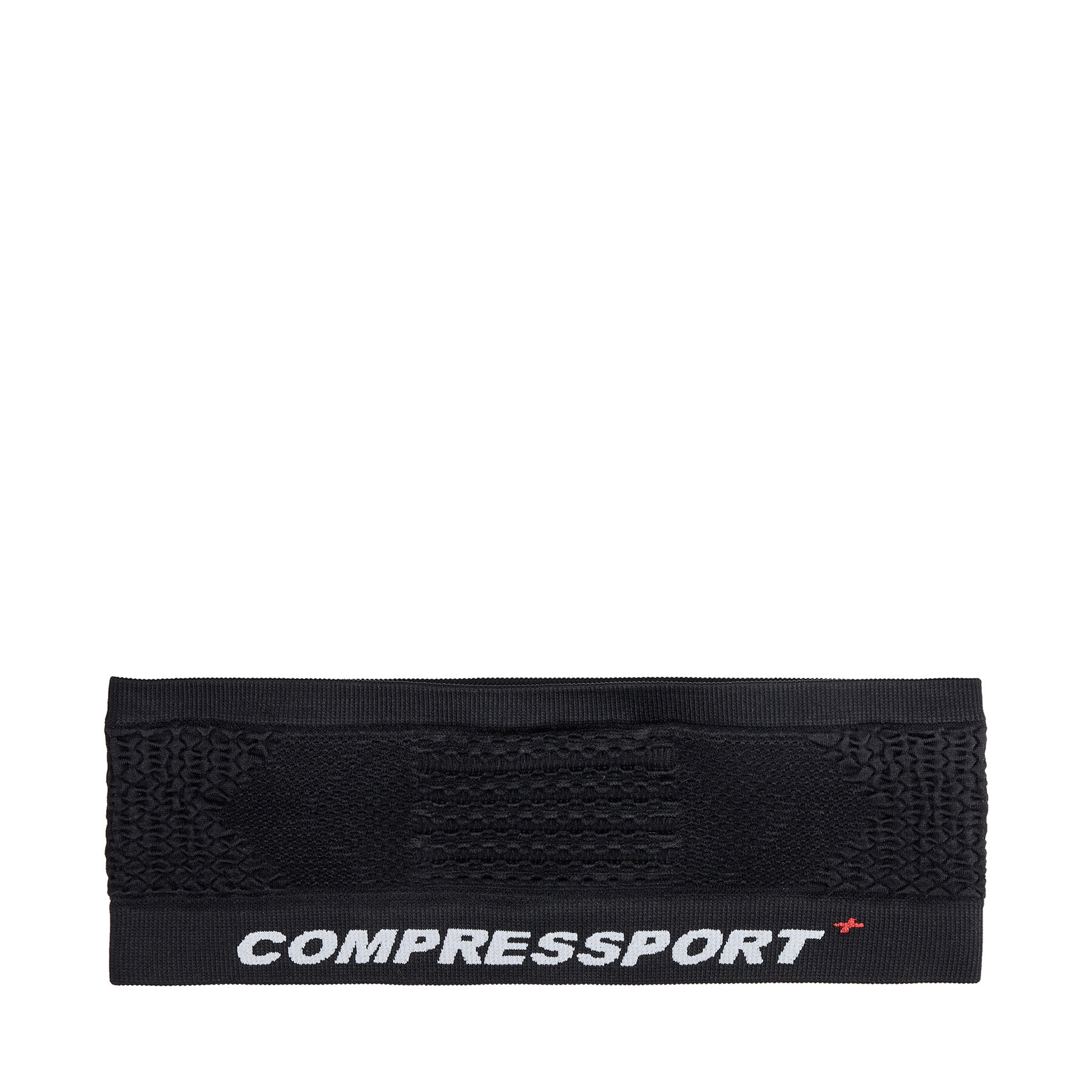 Textilná čelenka Compressport On/Off XBNU3909 Čierna