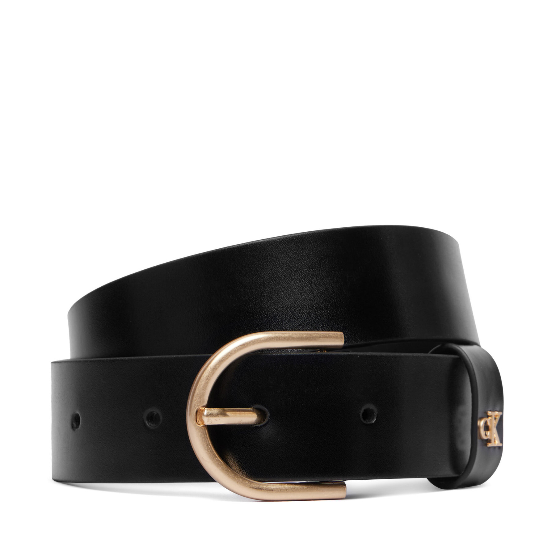 Remen Calvin Klein Rounded Buckle Ck Loop 35Mm LV04F7145G Crna