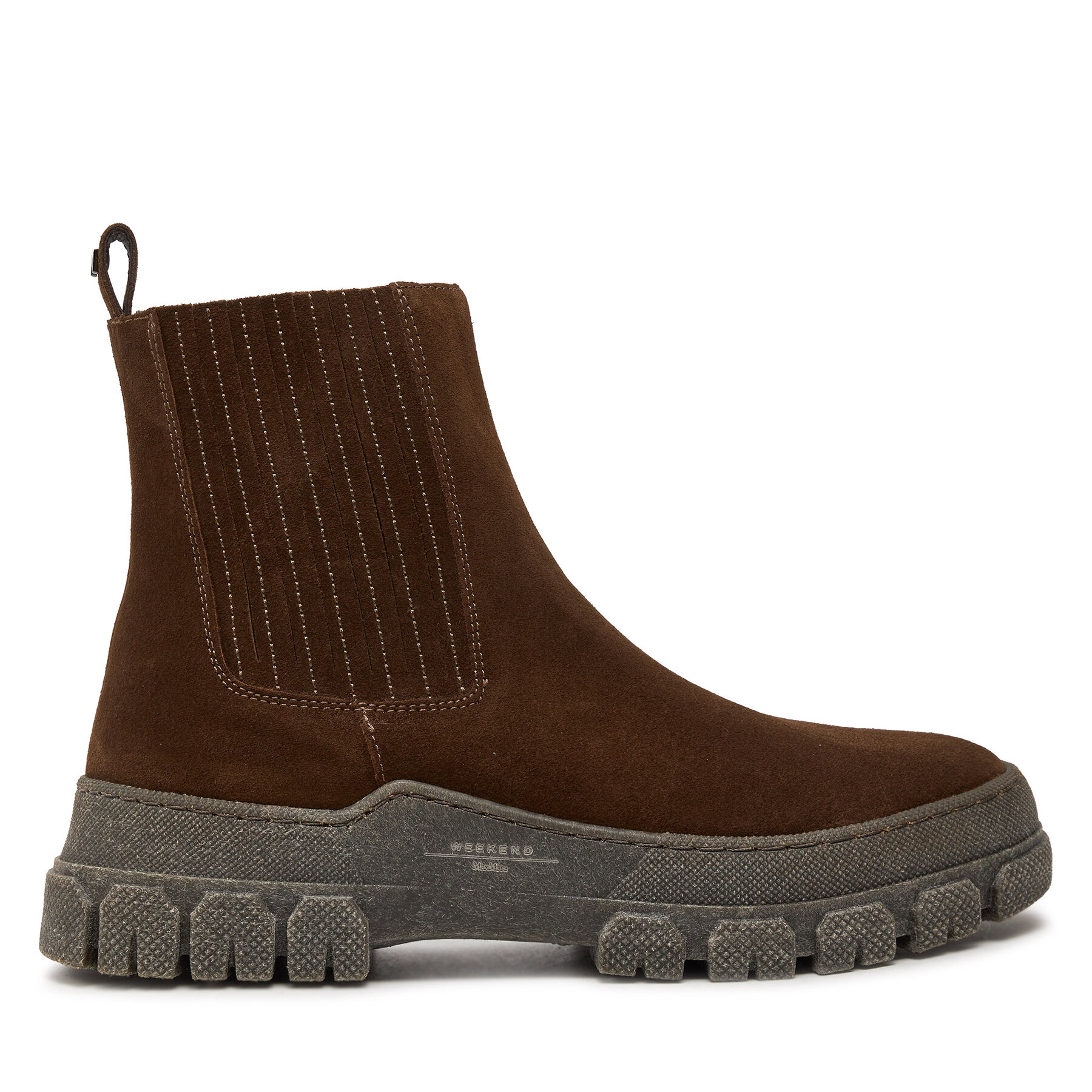 Bottines Chelsea Weekend Max Mara Genepi 24257960556 Marron
