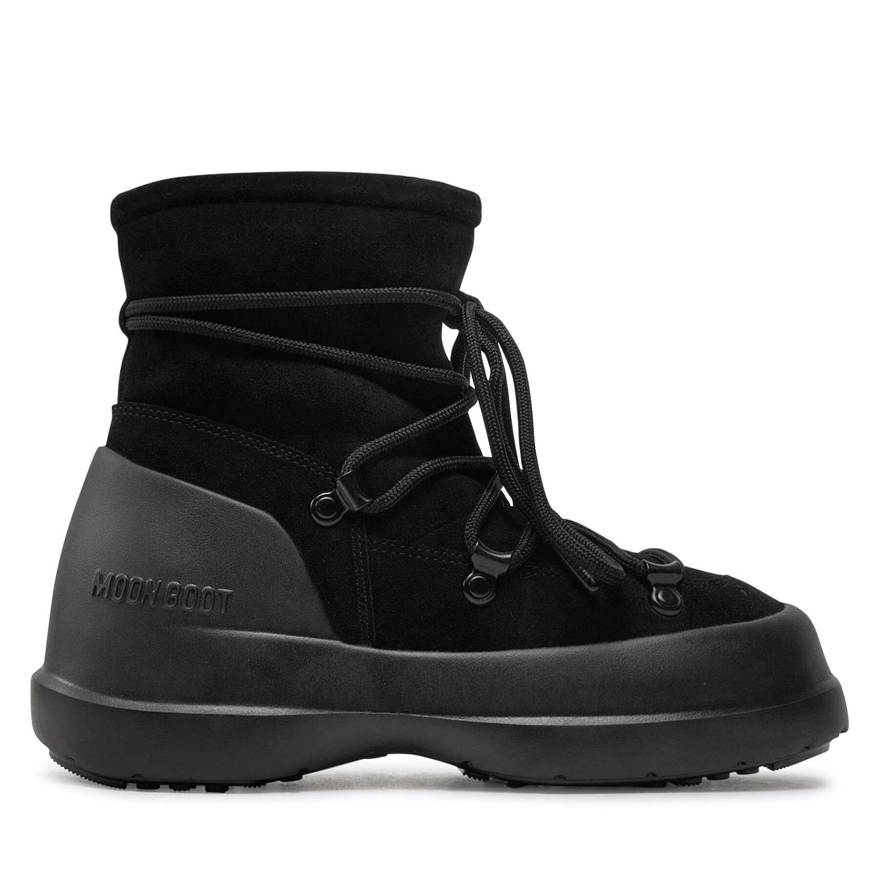 Hótaposó Moon Boot Luna Boot Suede 80D2480030 Fekete