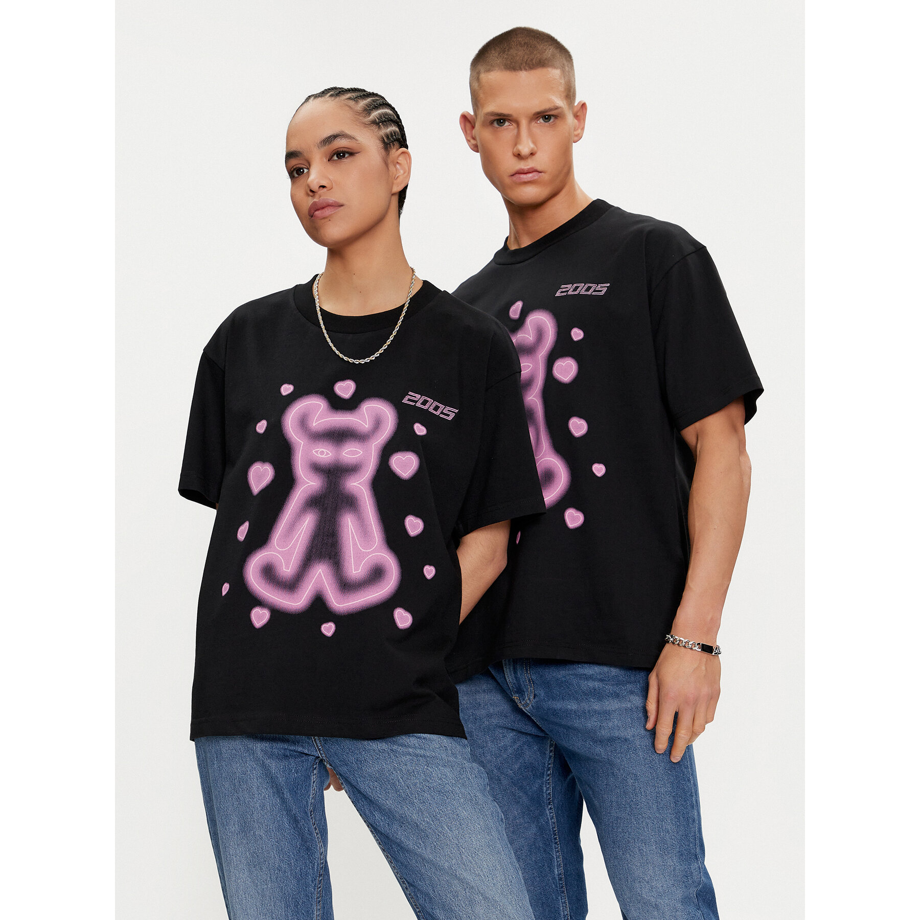 2005 T-shirt Unisex Lovely Horned Lucy Nero Relaxed Fit
