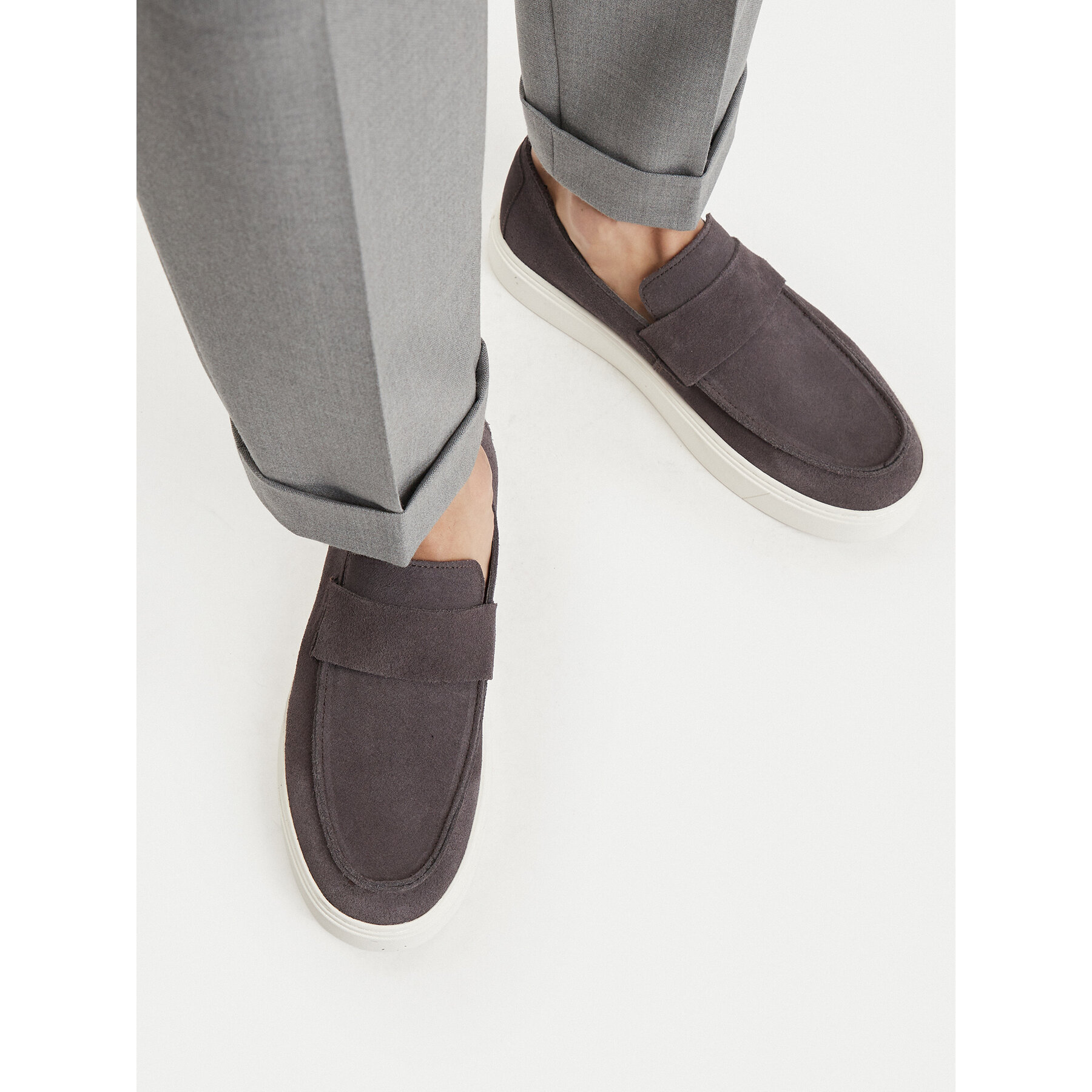 Loaferice Calvin Klein Hybrid Clean Cup Loafer Band Su HM0HM02161 Smeđa