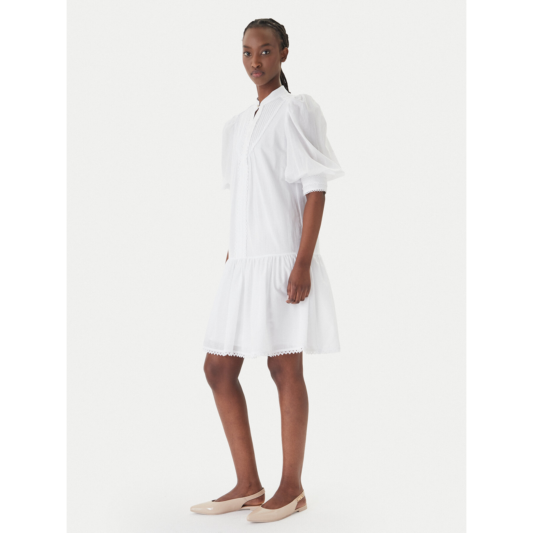 JOOP! Kleid für den Alltag Dido 30102116 Weiß Regular Fit