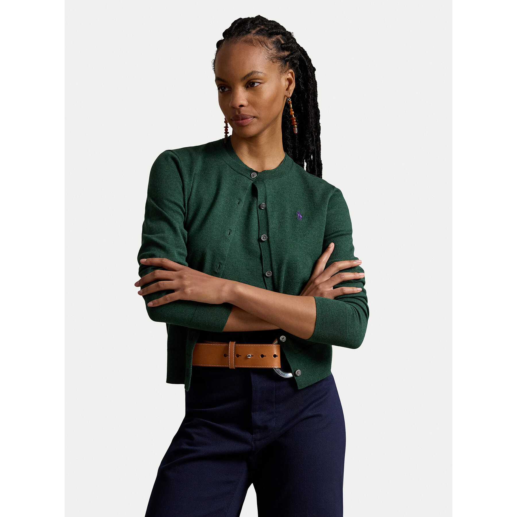 Polo Ralph Lauren Strickjacke 211971871506 Grün Regular Fit