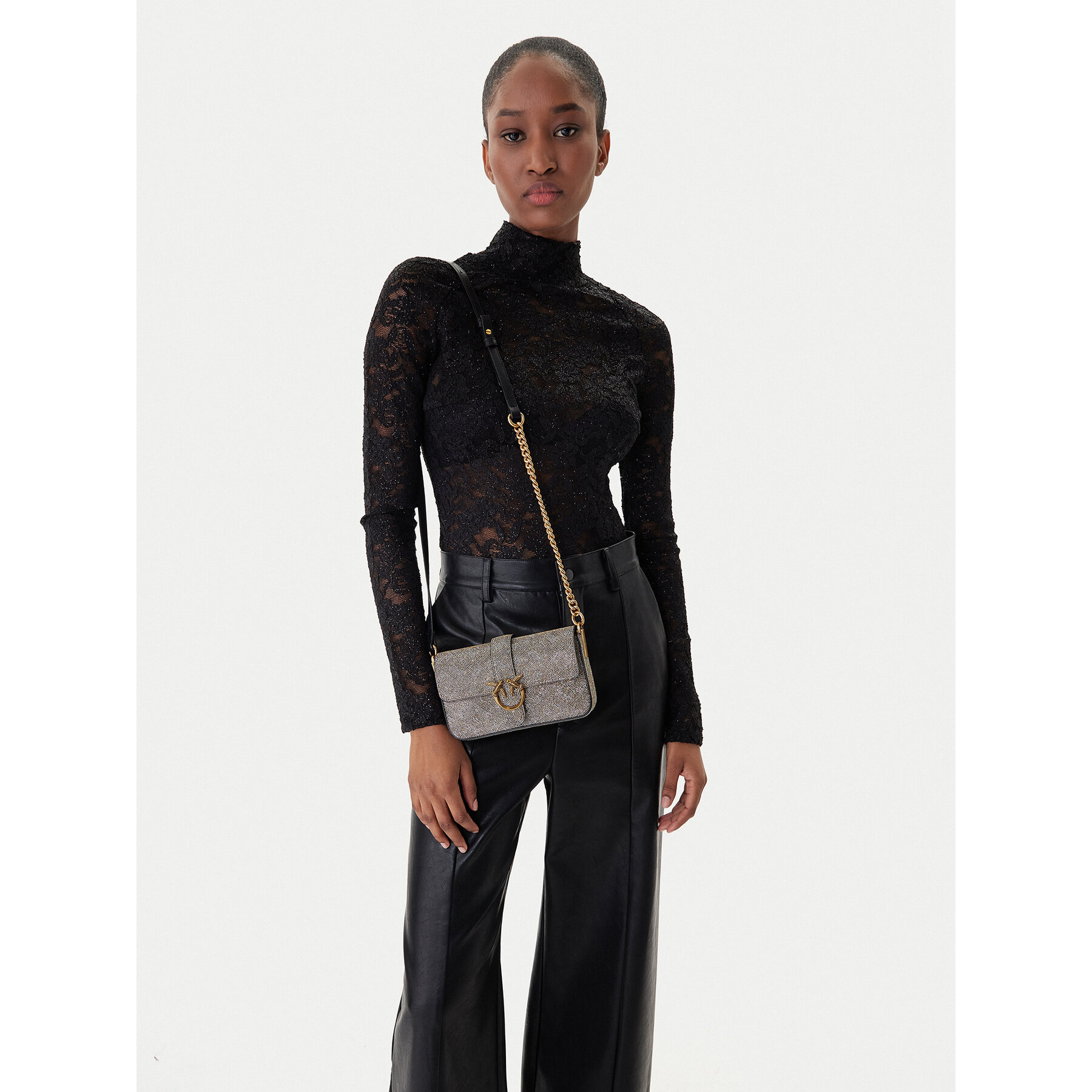 Τσάντα PINKO Love One Slouchy Baby AI 25-26 PCPL 105353 105353 Χρυσό