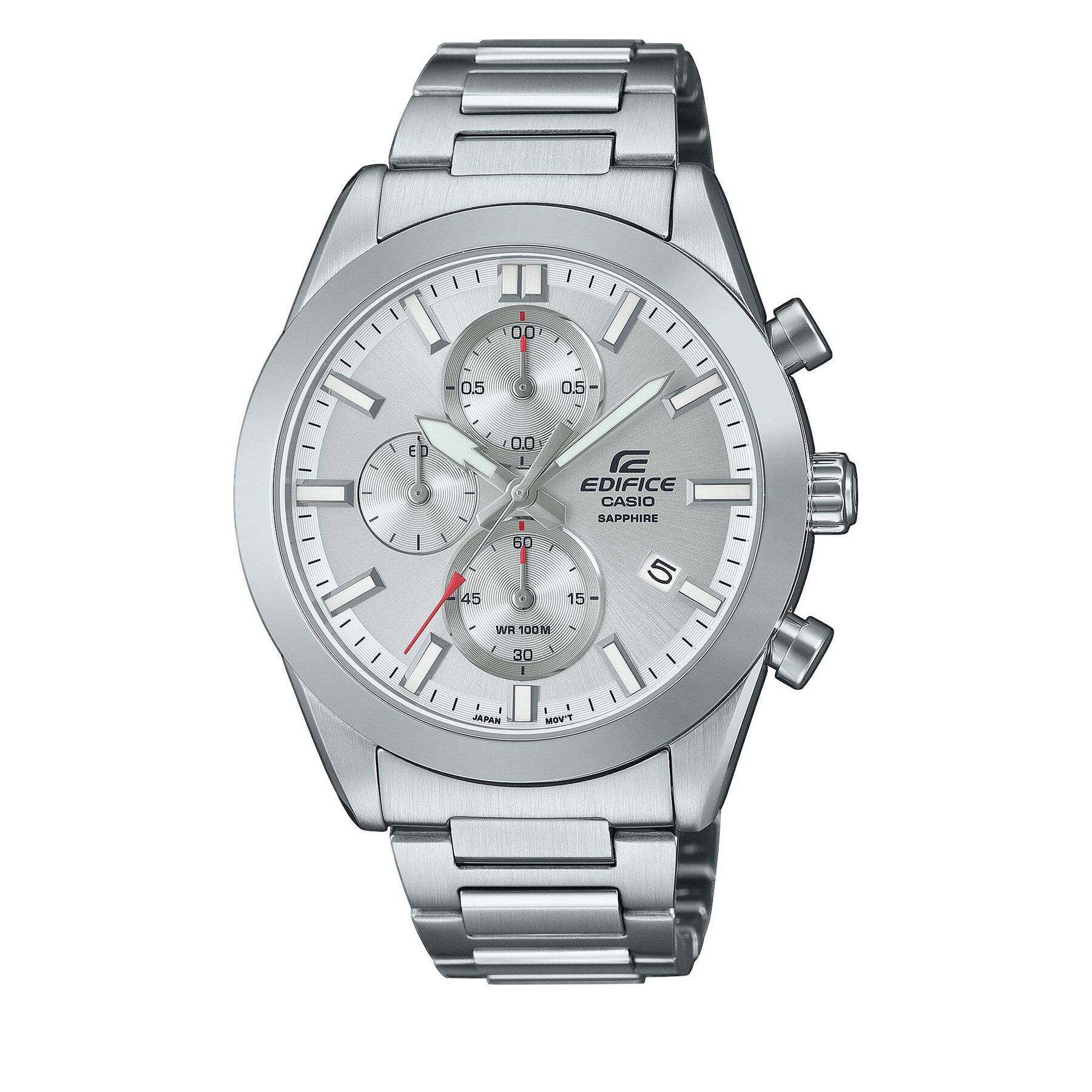 

Годинник Casio Edifice Sapphire Chronograph EFB-710D-7AVUEF Silver, Срібний
