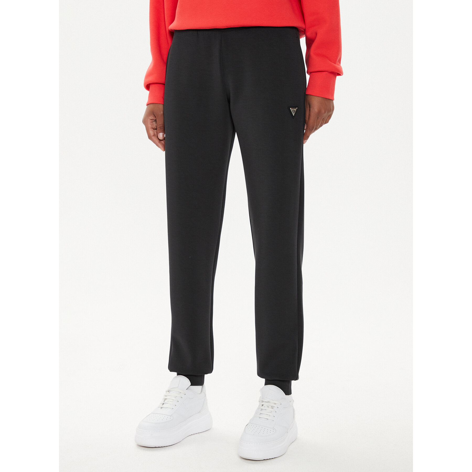 Guess Jogginghose V4YB08 KCAY2 Schwarz Regular Fit