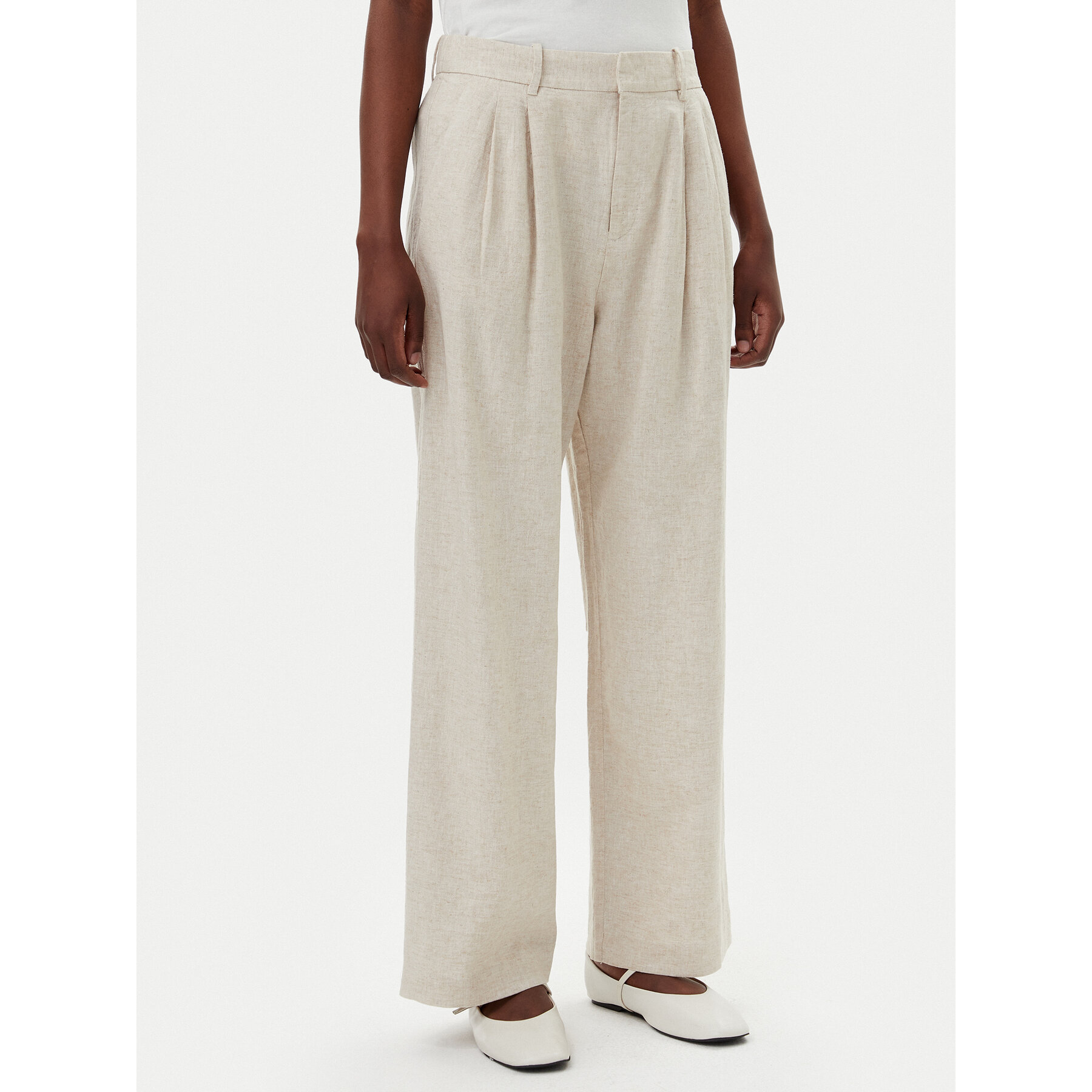 Gap Stoffhose 713998-03 Beige Wide Leg