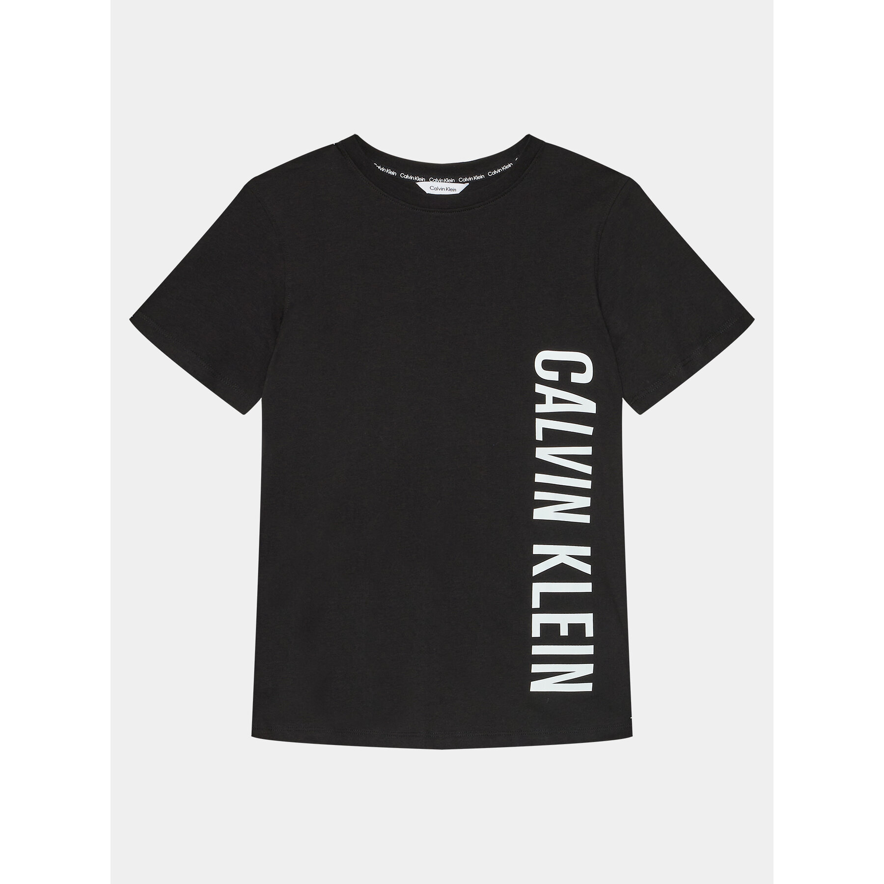 Calvin Klein Swimwear Póló Logo KV0KV00040 Fekete Regular Fit