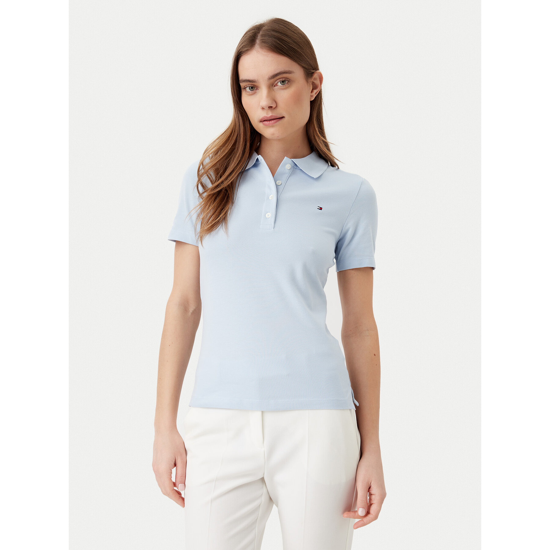 Tommy Hilfiger Tommy Hilfiger Polo 1985 WW0WW43225 Γαλάζιο Slim Fit