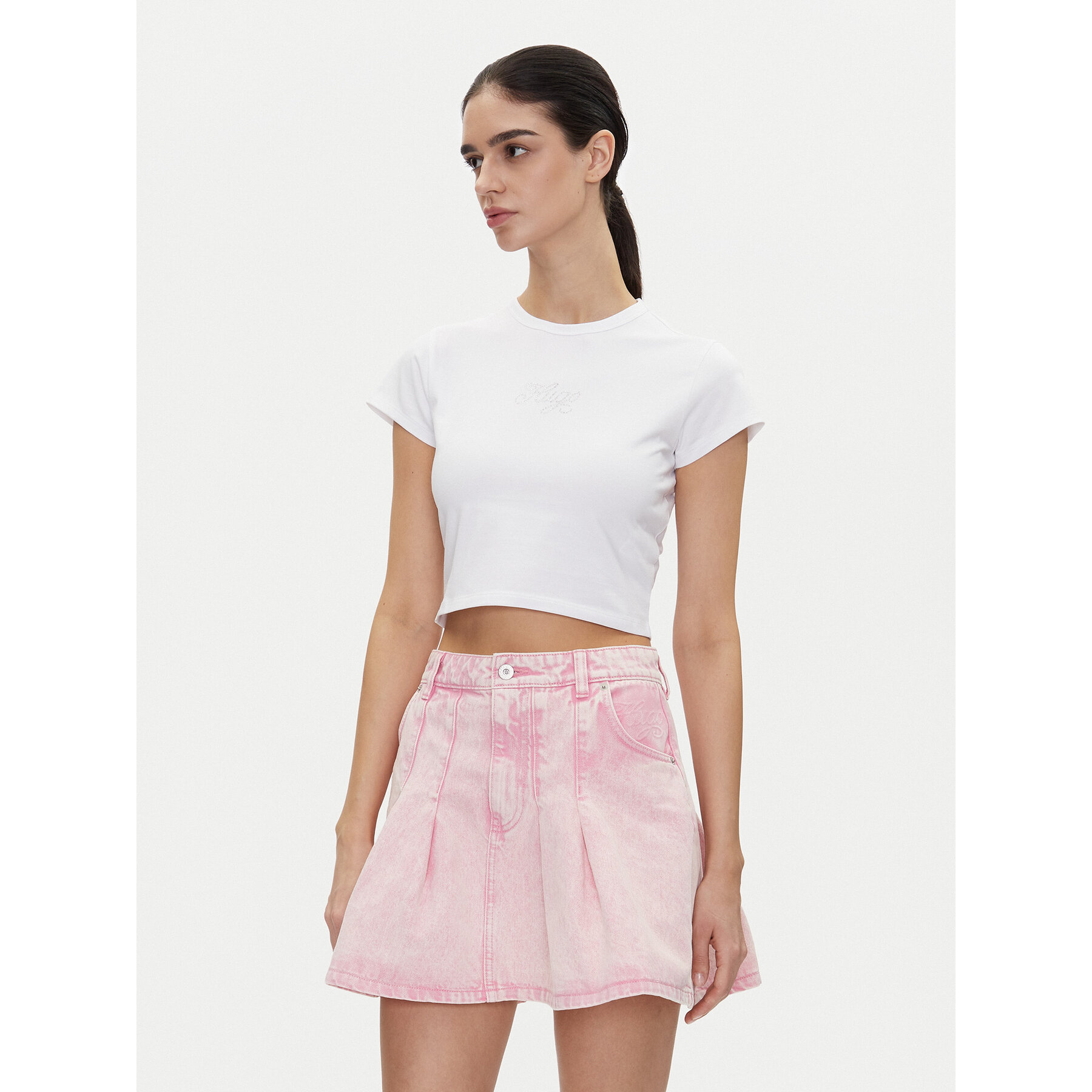 HUGO T-Shirt Dome_B 50537247 Λευκό Slim Fit