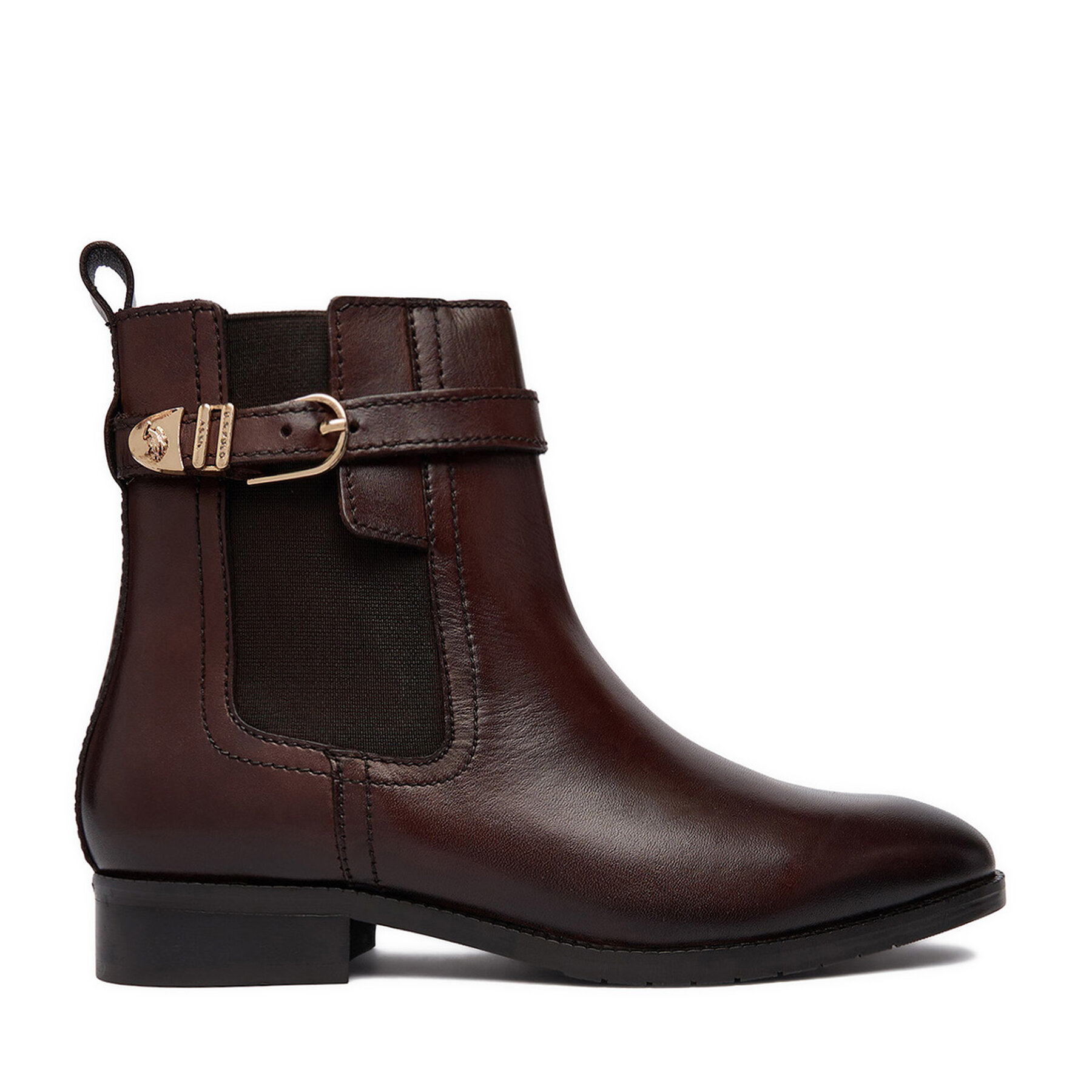 Боти тип челси U.S. Polo Assn. EO-LOUIS001W/GL1 Тъмнокафяв