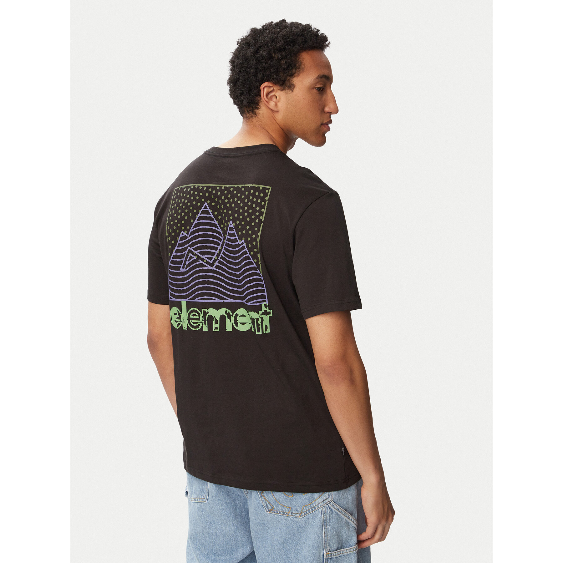 Element T-Shirt Joint ELYZT00496 Schwarz Regular Fit