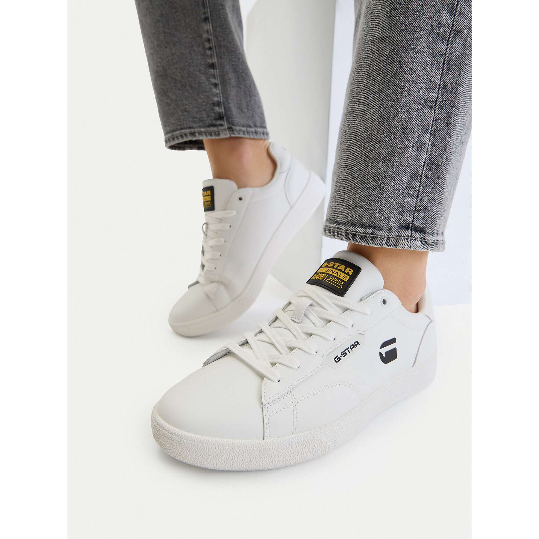 Sneakersy G-Star Raw CEO-JASPER-01 Biela