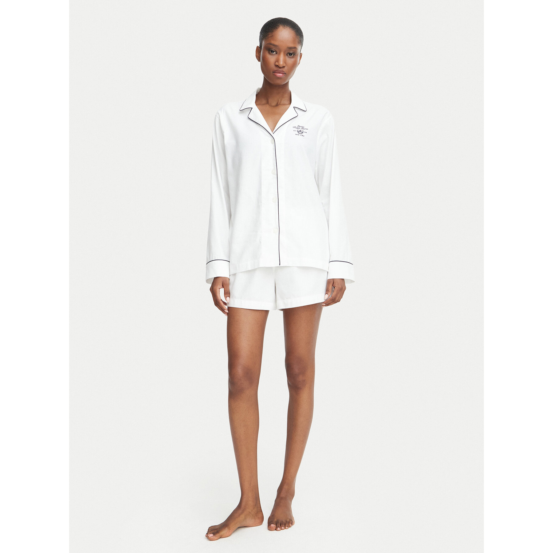 LAUREN RALPH LAUREN Pyjama ILN12545 Weiß Regular Fit