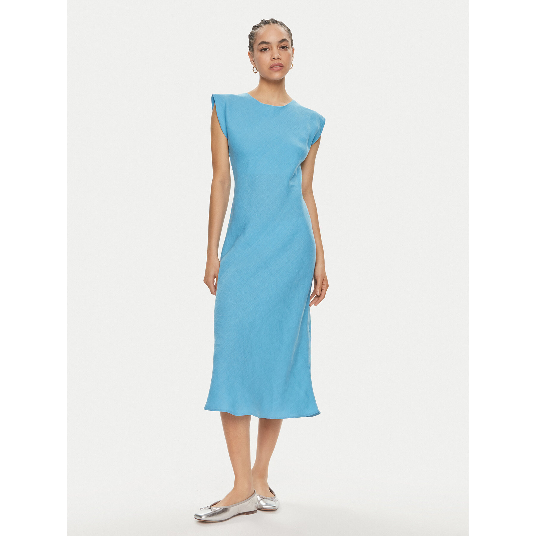 Marella Sommerkleid Hidalgo 2413221192 Blau Regular Fit