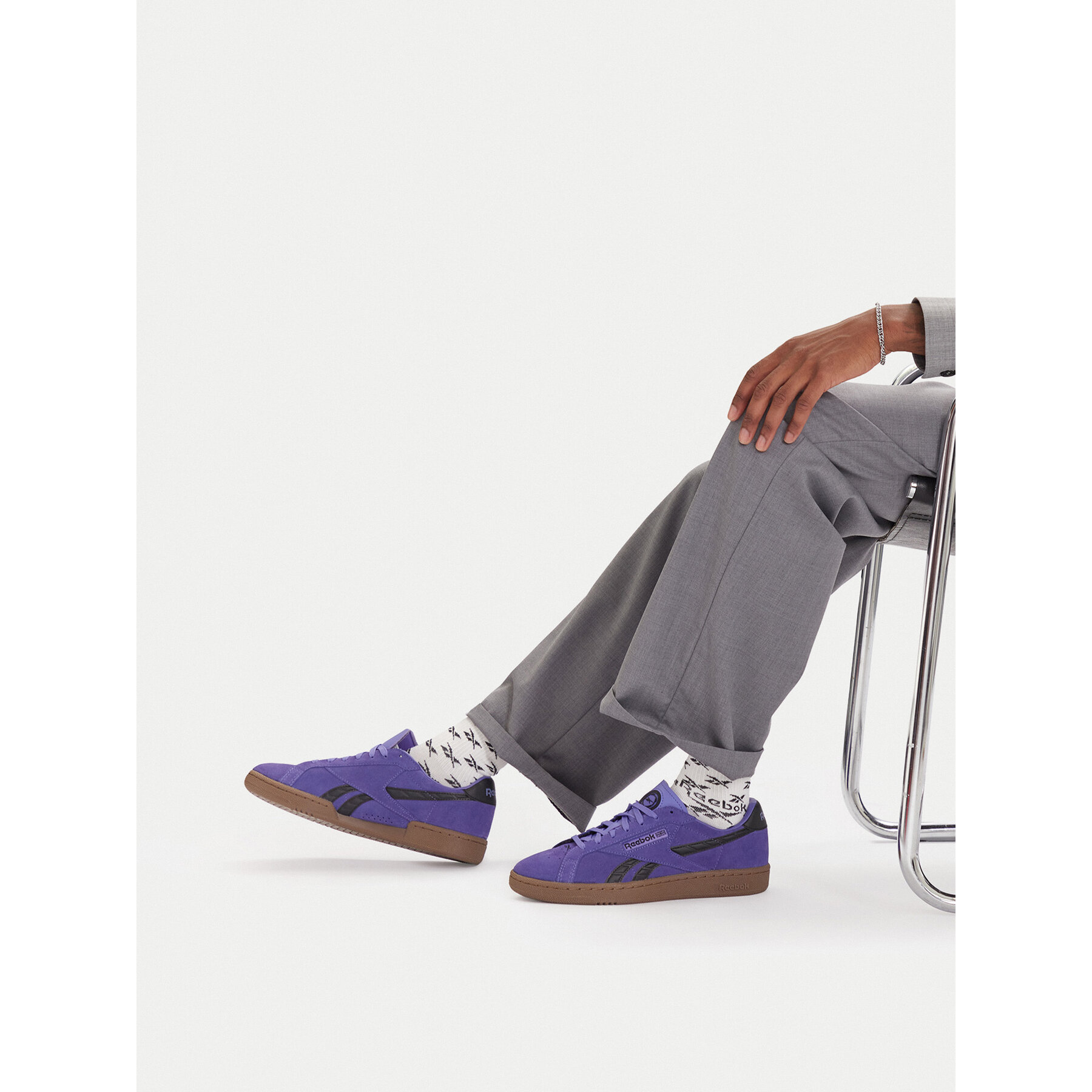 Sneakers Reebok EO-CLUB C GROUNDS UK 100228140 Violet