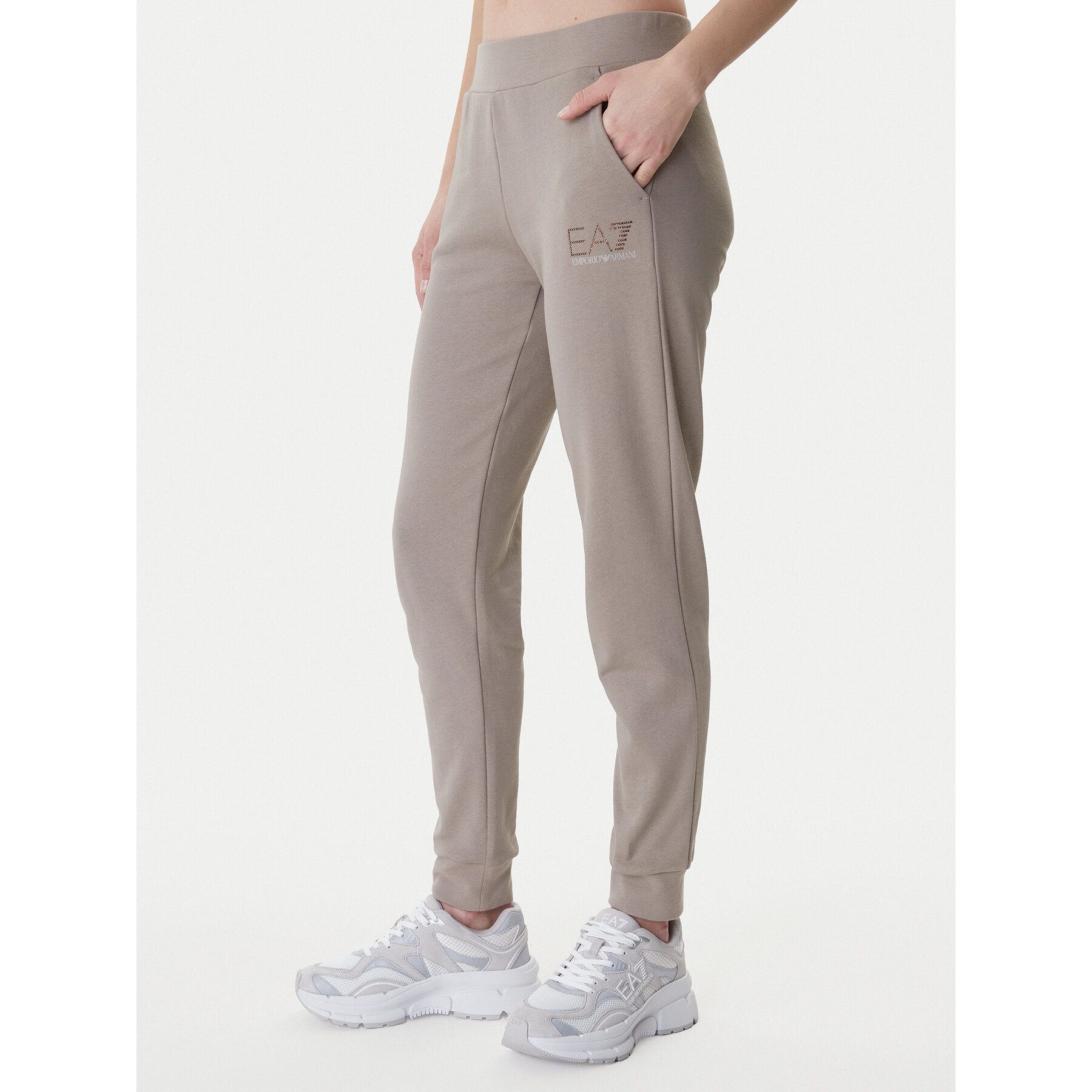 EA7 Emporio Armani Jogginghose 7W000538 AF15831 Braun Regular Fit
