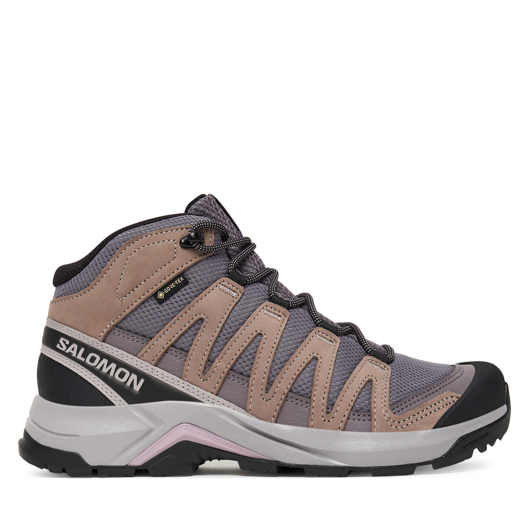 Bakancs Salomon X-Adventure Recon Mid Gore-Tex L47753400 Lila