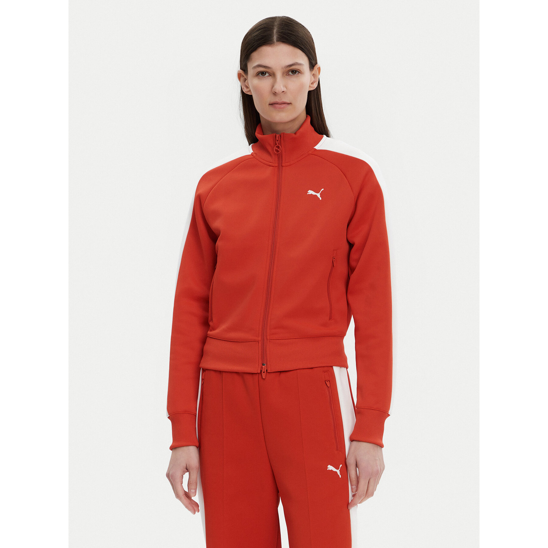 Puma Sweatshirt T7 Always On 629796 Rot Regular Fit