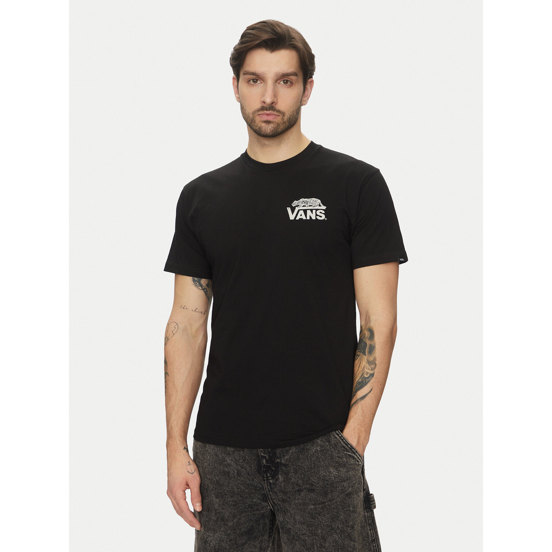 Vans Póló Sneaky VN000M3Y Fekete Regular Fit