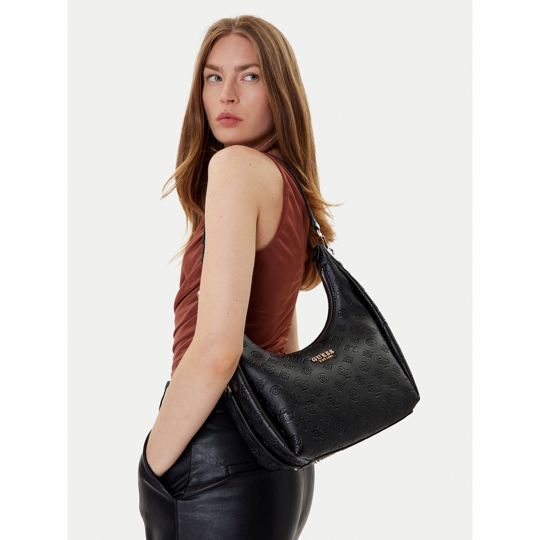 Geantă Guess Phoebe HWPD96 65020 Negru