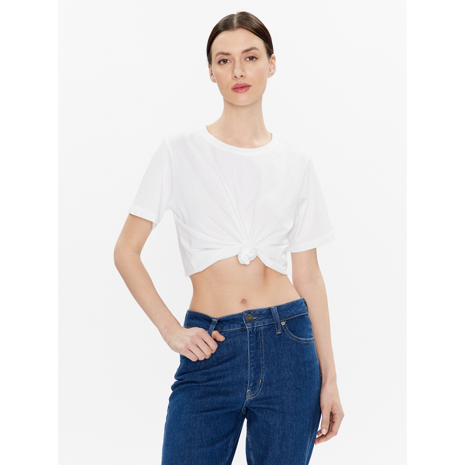Calvin Klein Póló K20K205410 Fehér Regular Fit