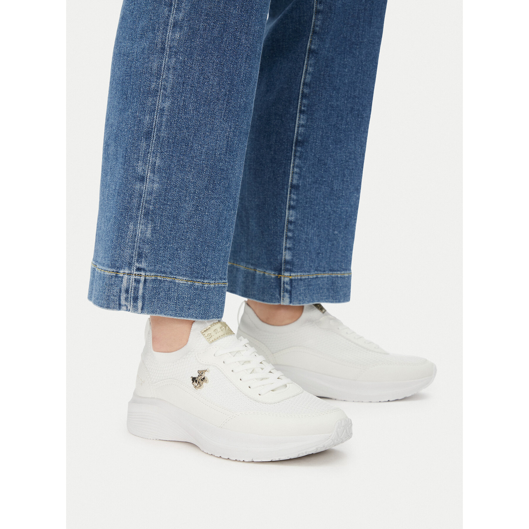 Sneakers Beverly Hills Polo Club V12-896 Alb