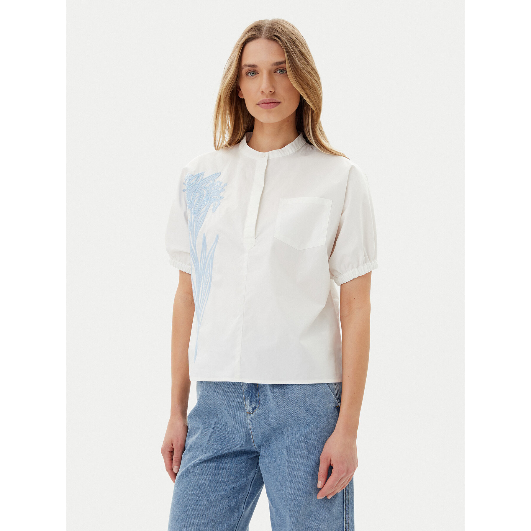 Artigli Bluse ACBL002227 Weiß Regular Fit