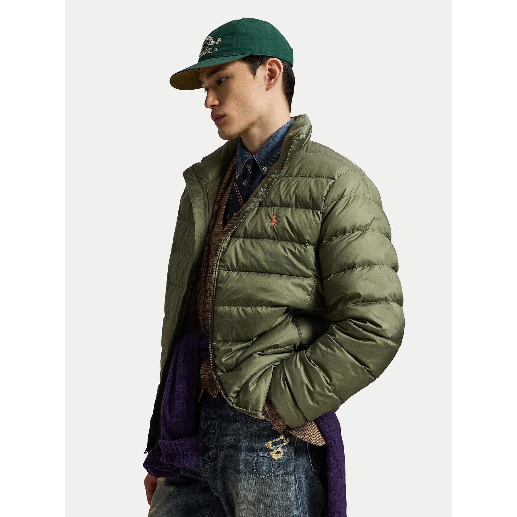 Polo Ralph Lauren Daunenjacke 710B20424008 Grün Regular Fit