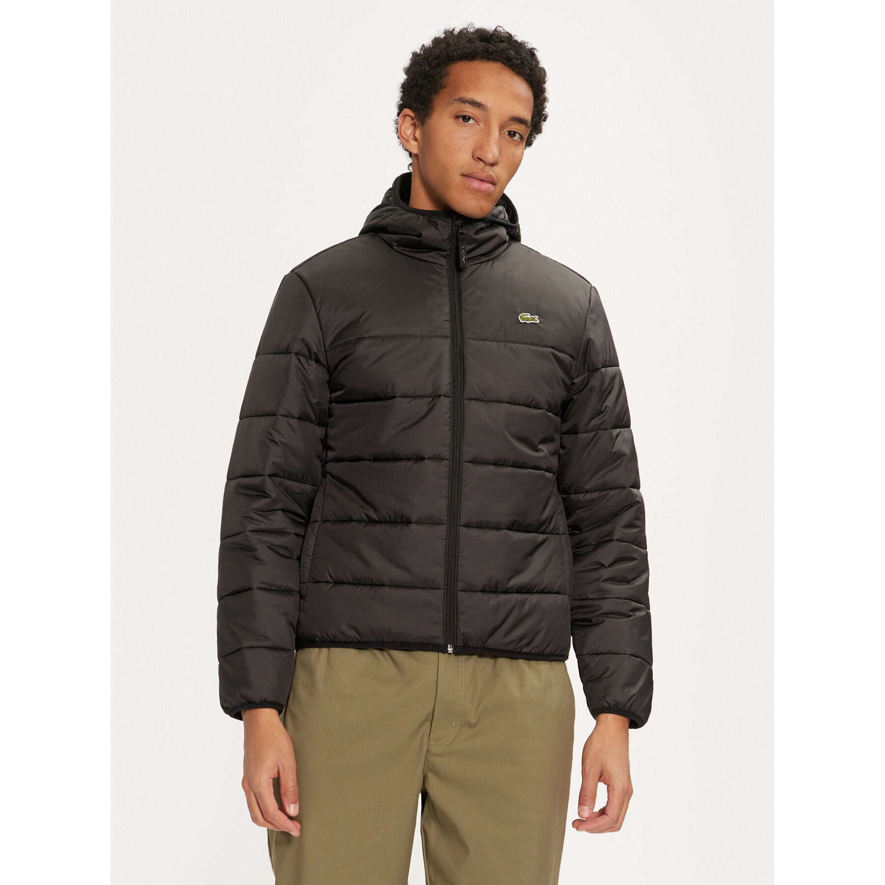 Lacoste Übergangsjacke BH6763 Schwarz Regular Fit