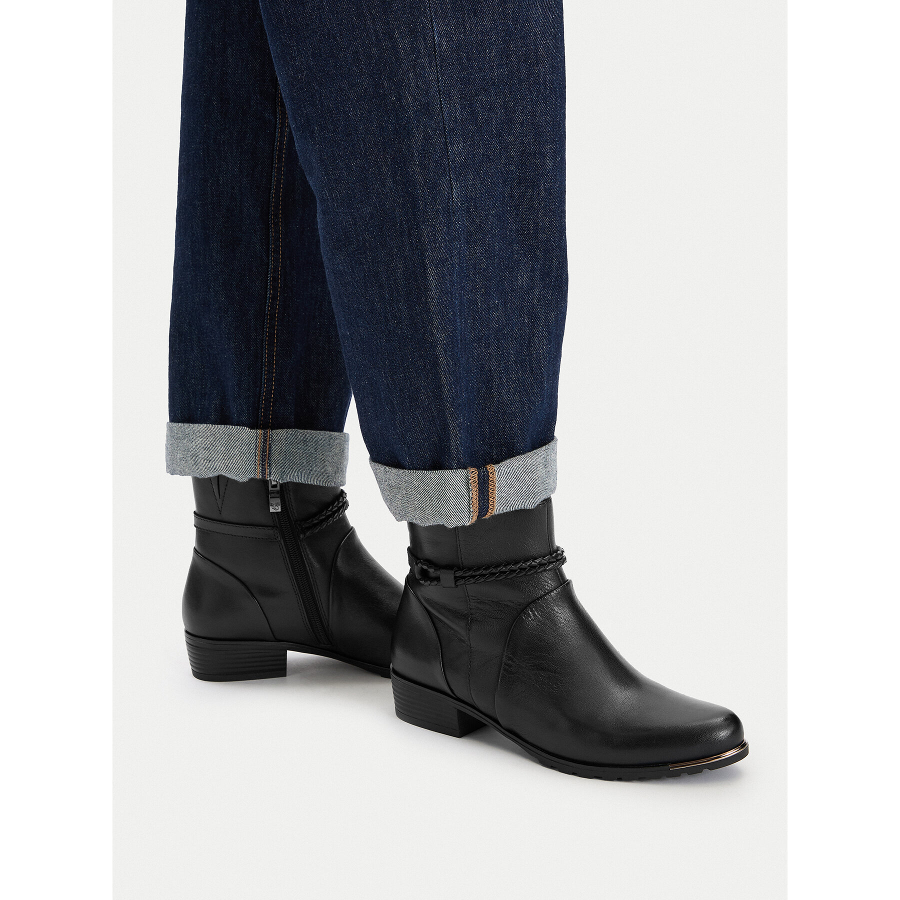 Botine Caprice 9-25404-45 Negru